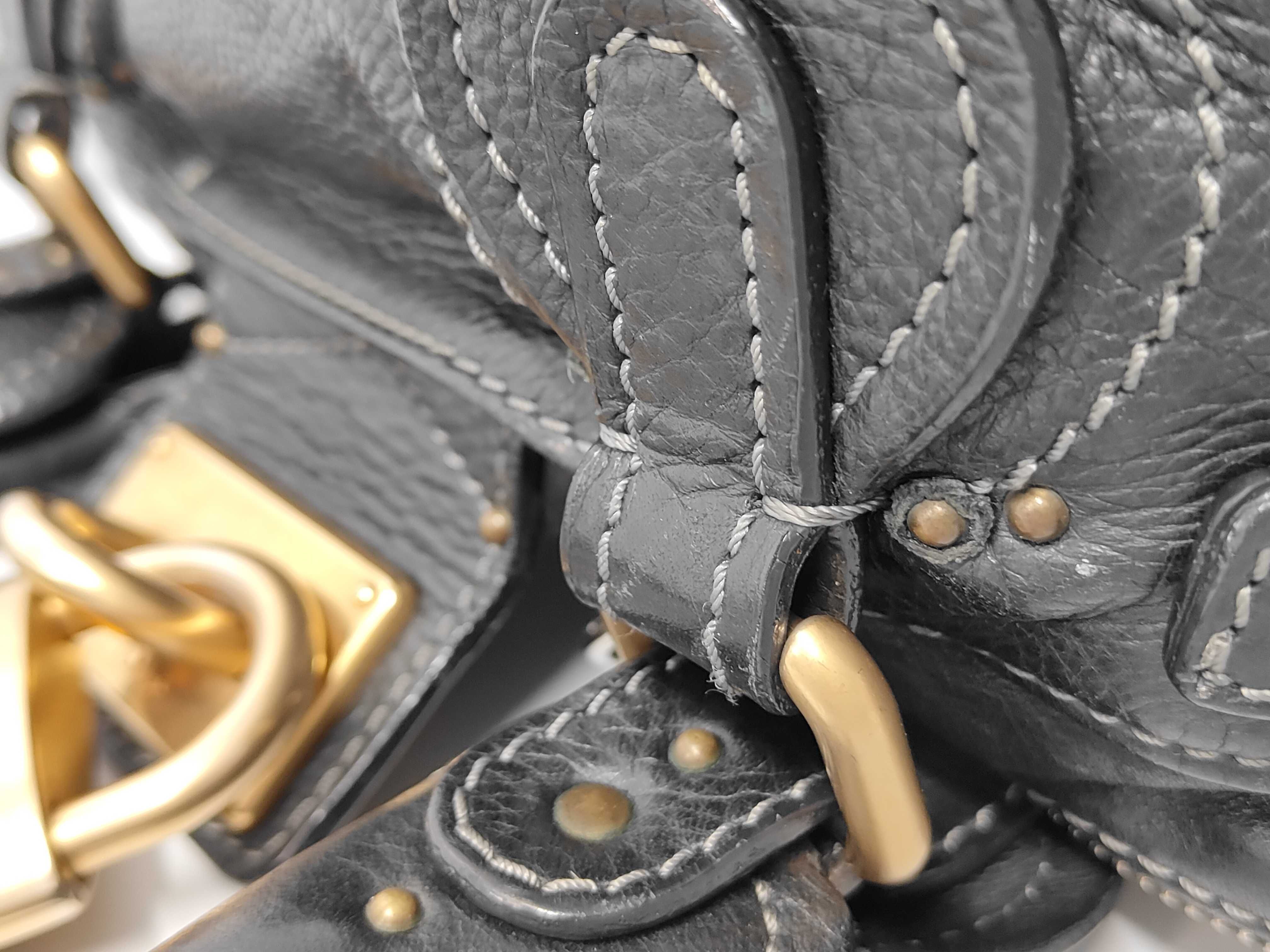 Paddington Leather Handbag, Black — view 6
