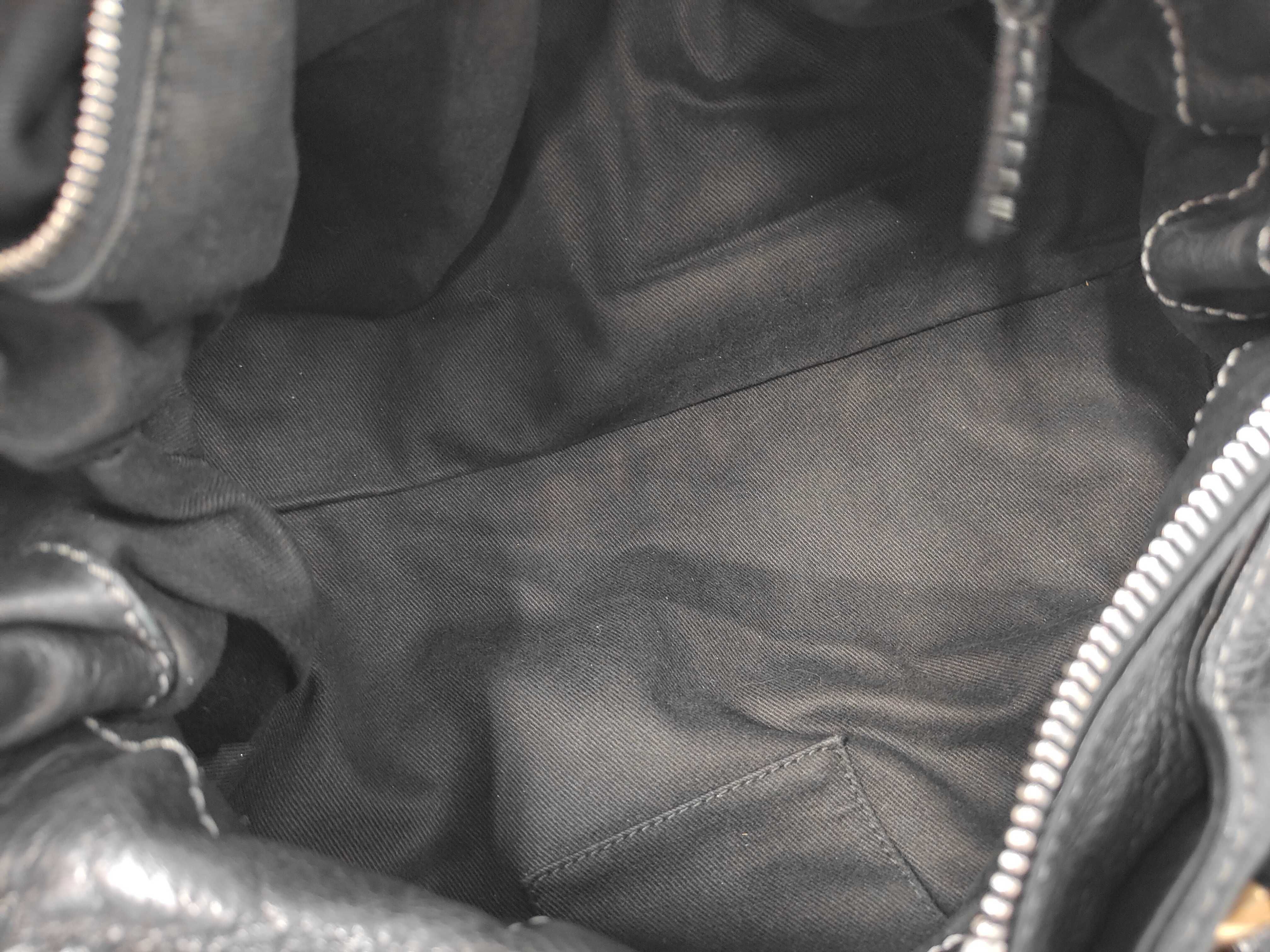 Paddington Leather Handbag, Black — view 8