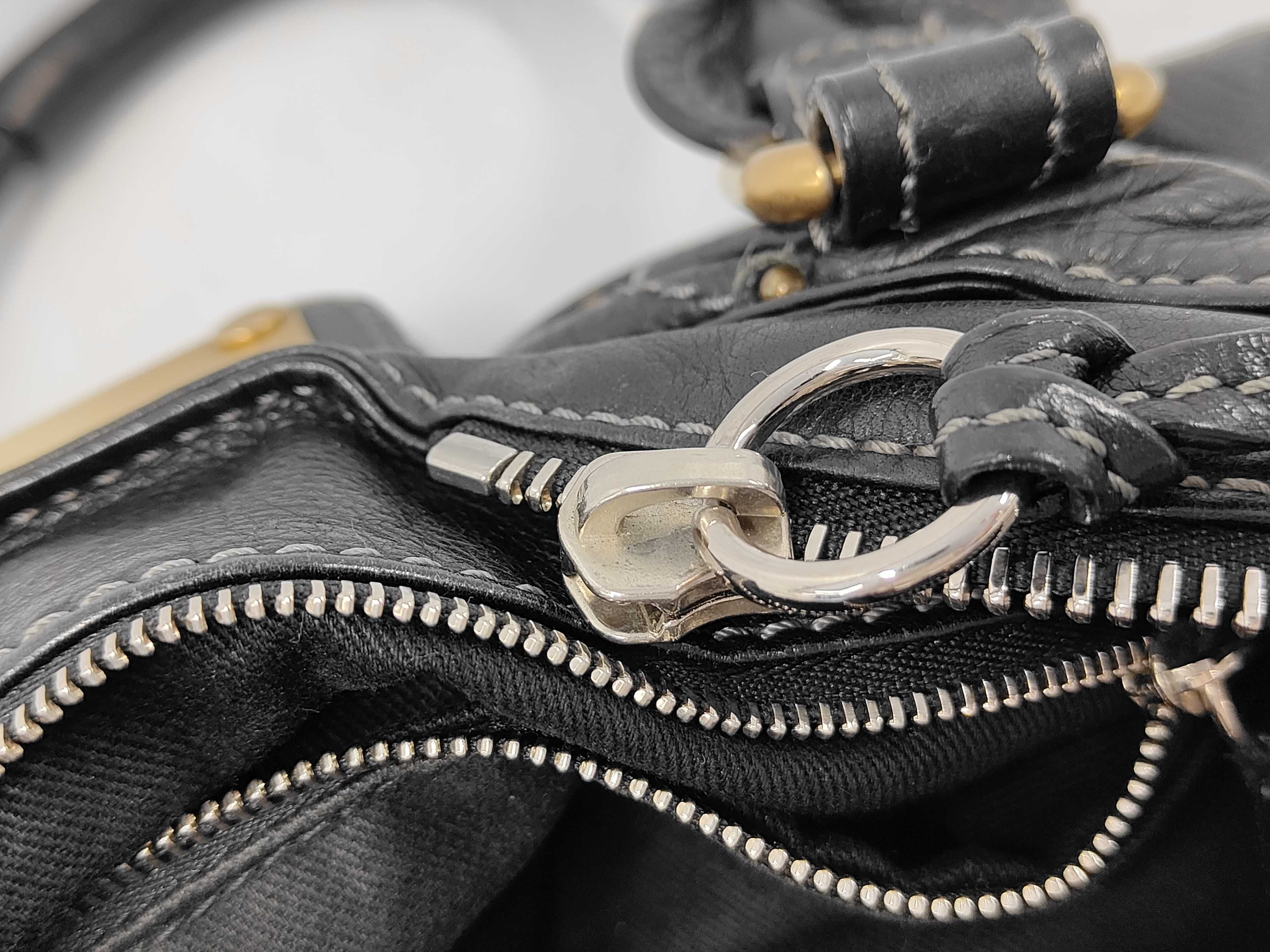 Paddington Leather Handbag, Black — view 10