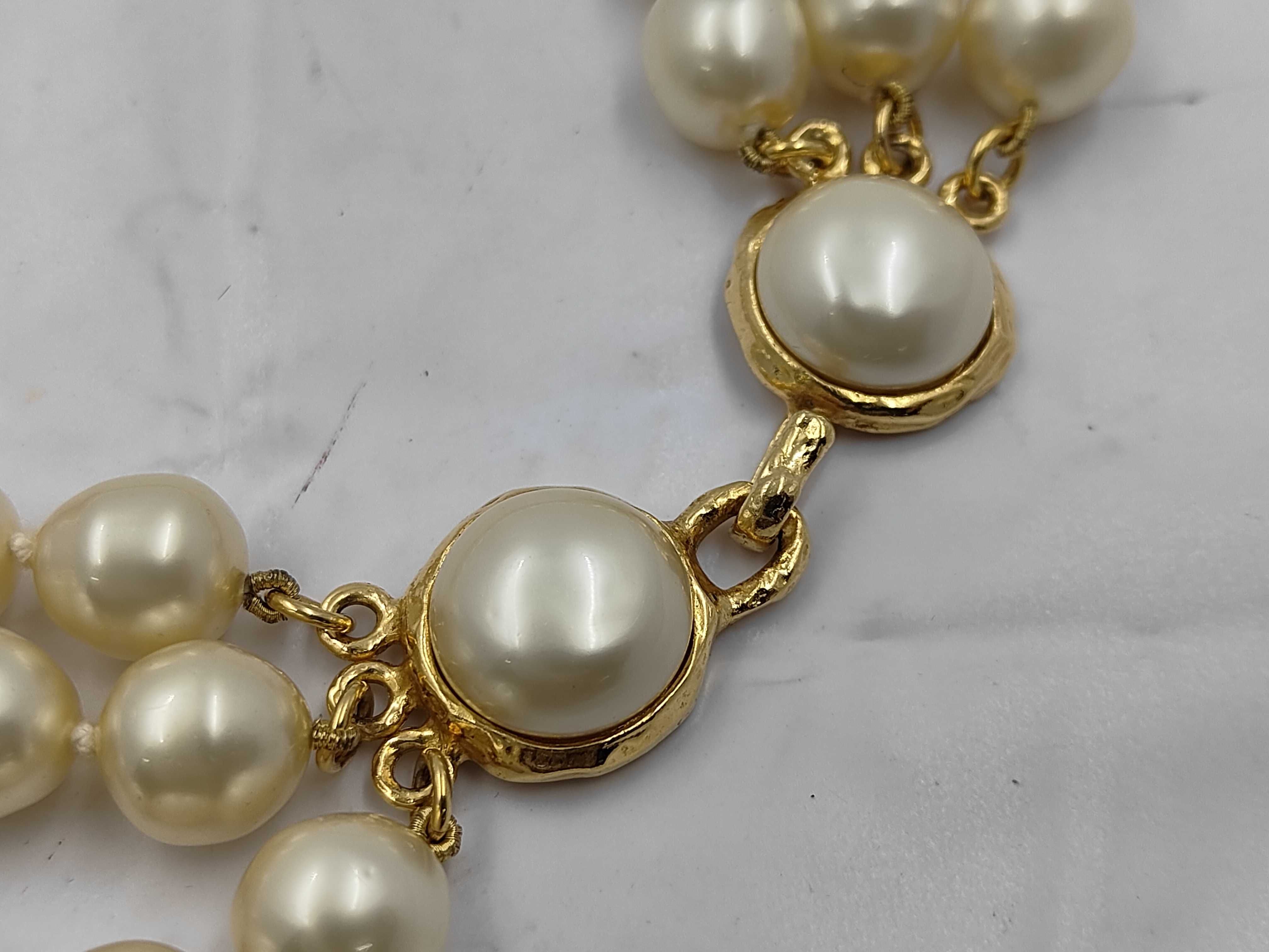 Triple Pearl Necklace — view 4