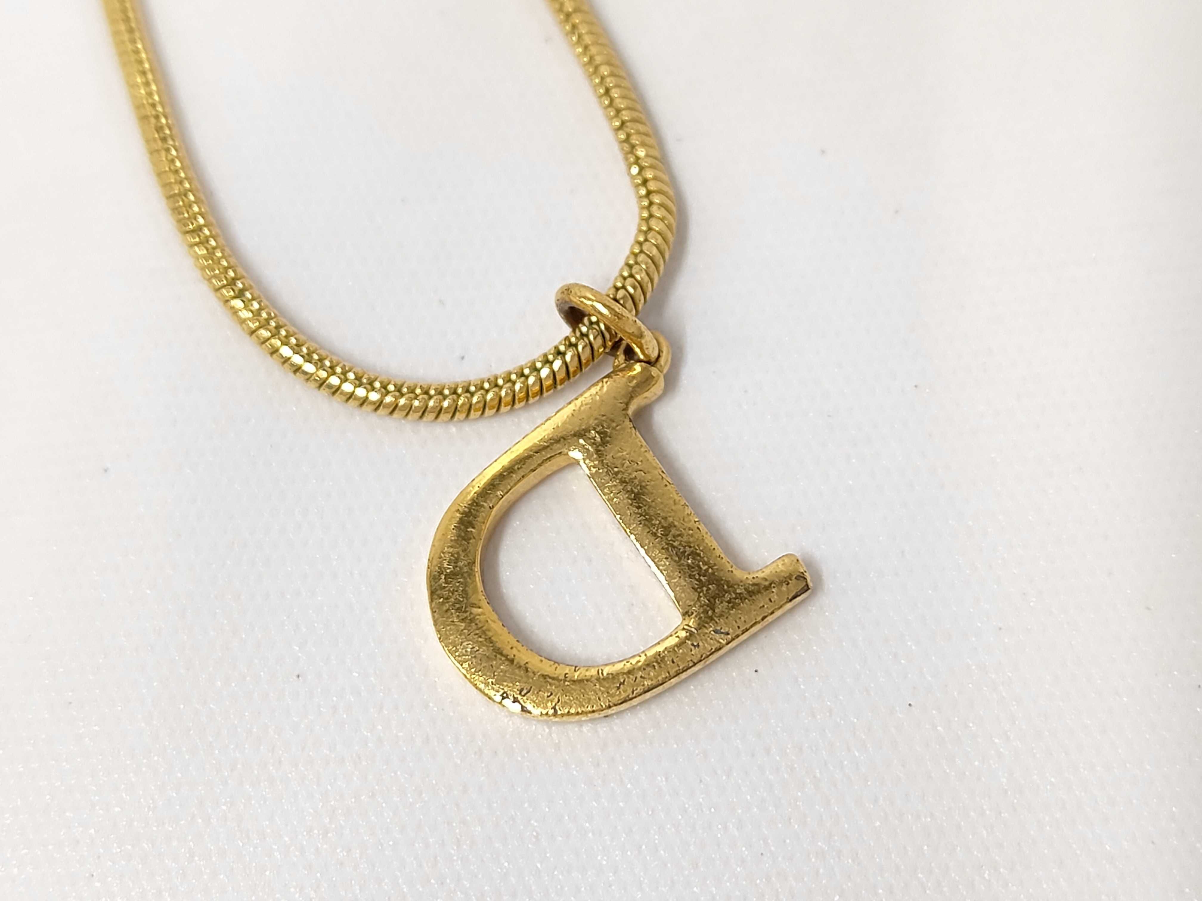 D-logo Gold NC Necklace — view 2