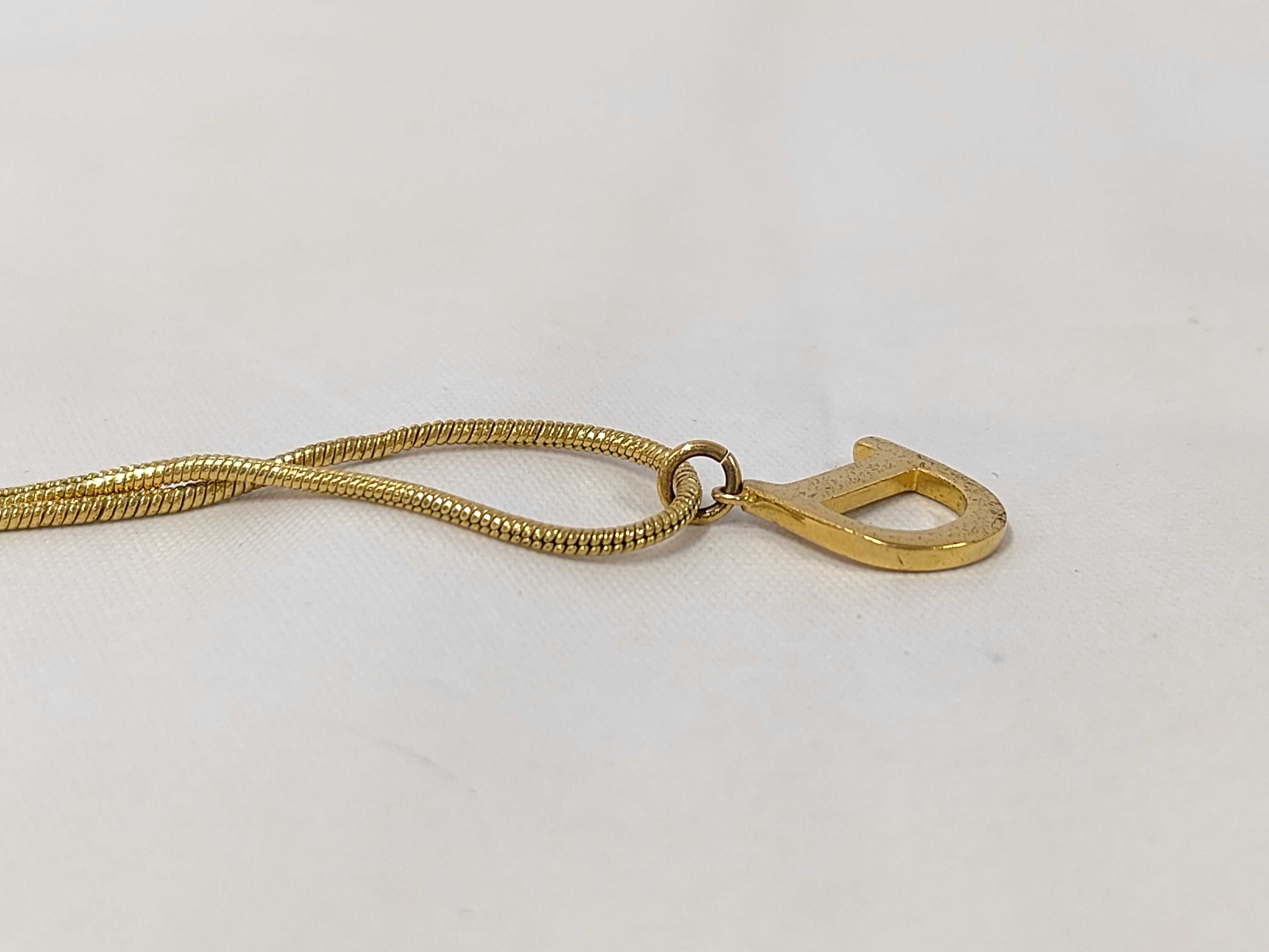 D-logo Gold NC Necklace — view 3