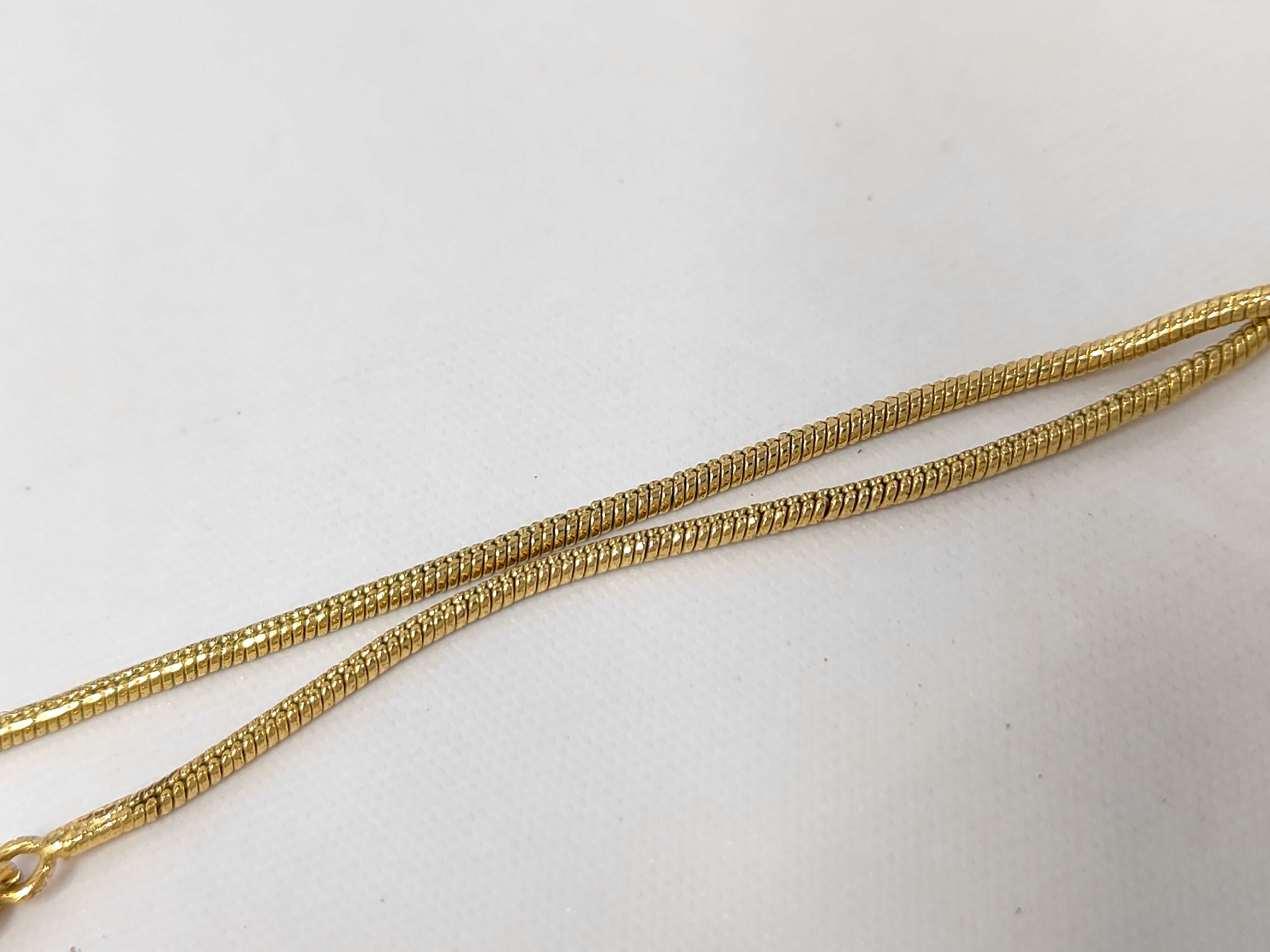 D-logo Gold NC Necklace — view 4