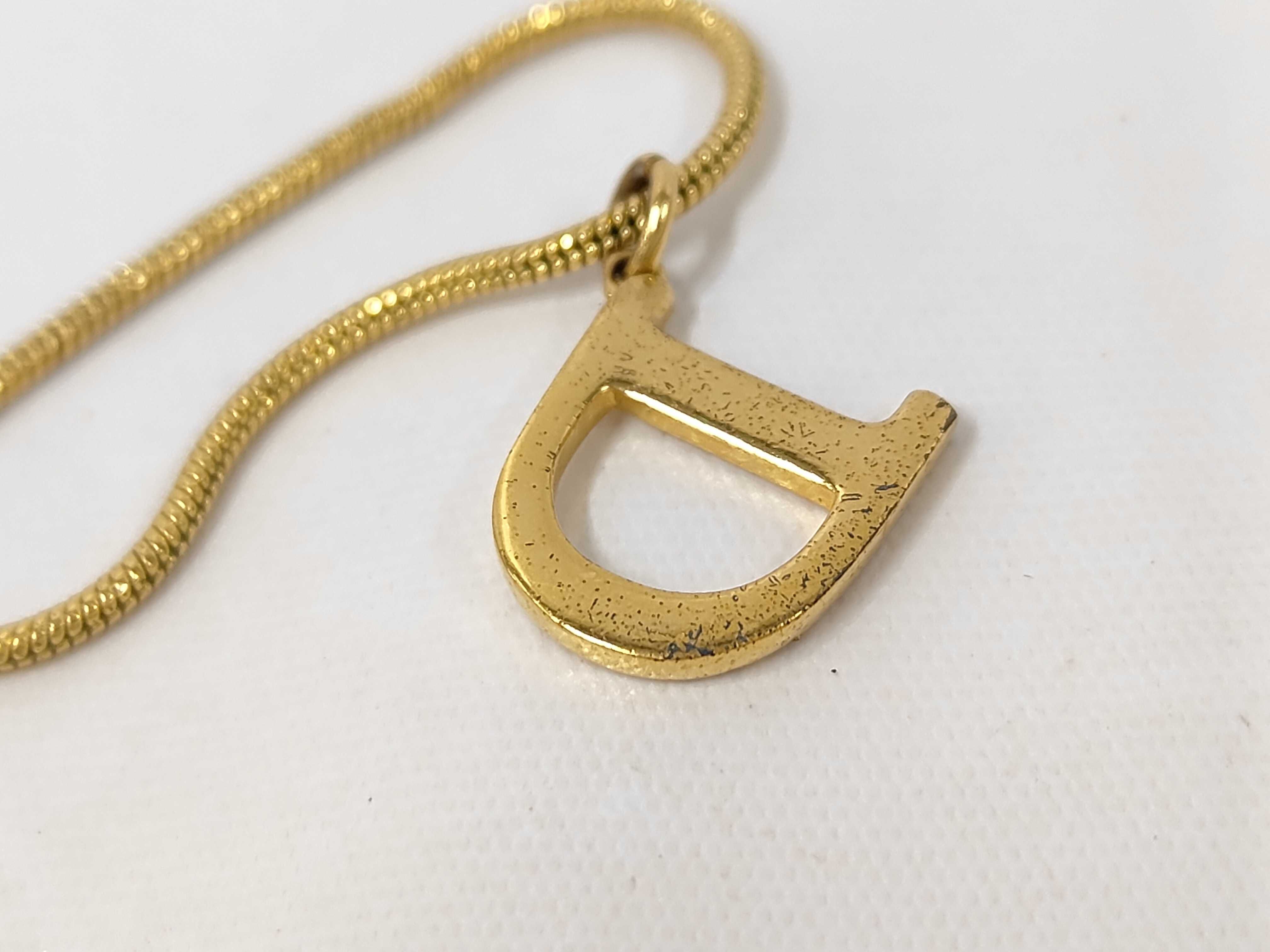 D-logo Gold NC Necklace — view 8