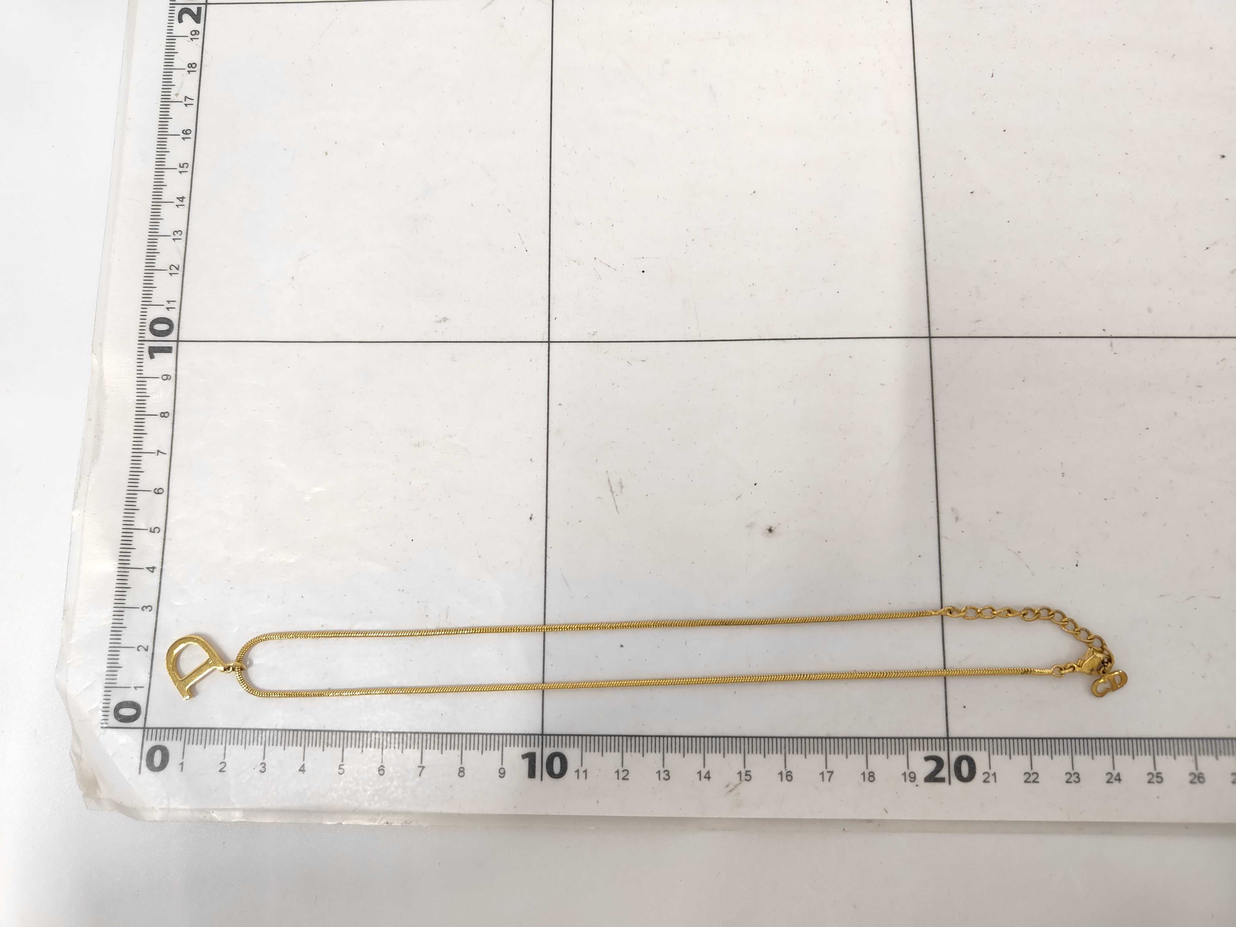 D-logo Gold NC Necklace — view 9