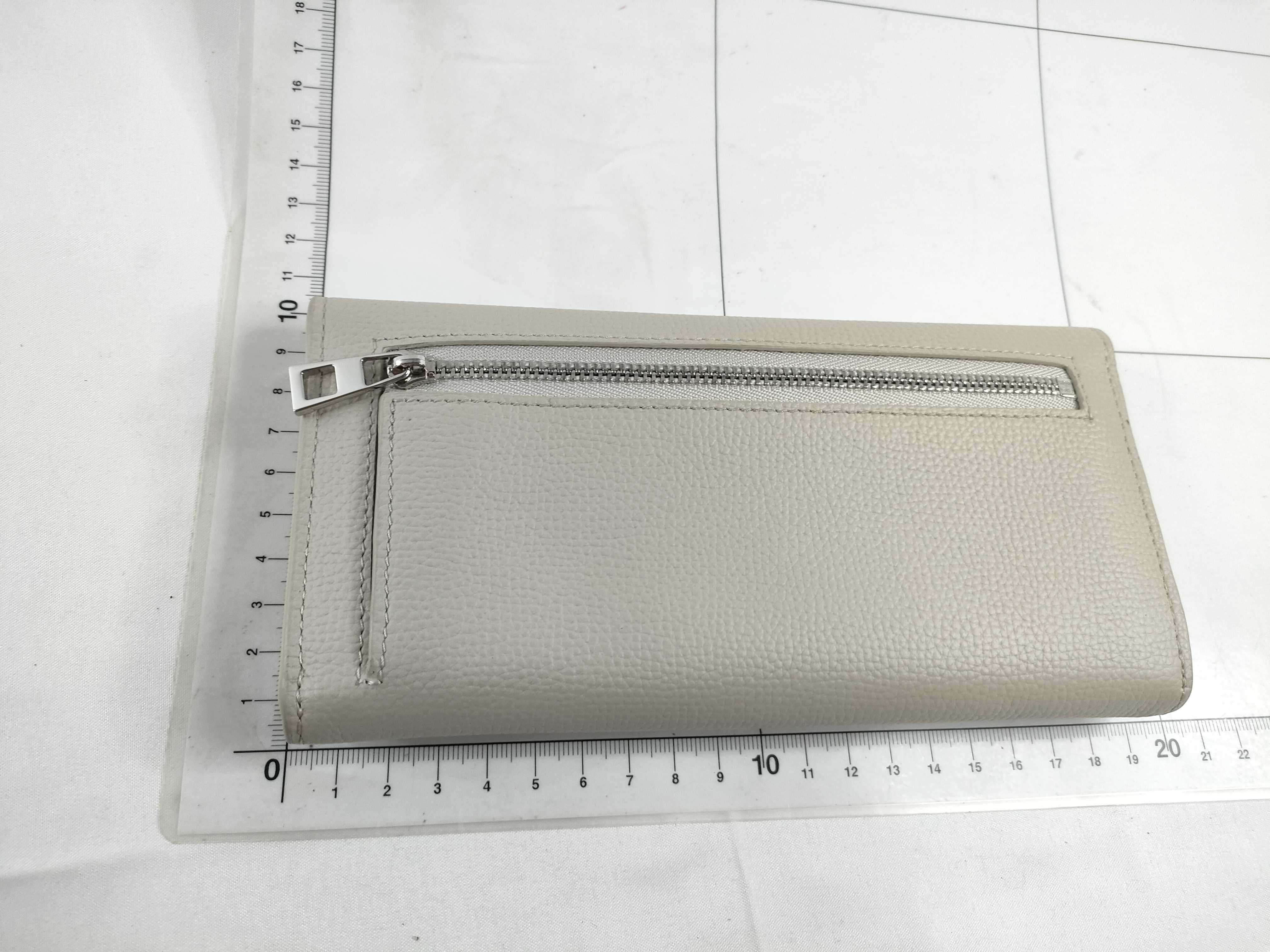 Leather Anagram Long Wallet — view 2