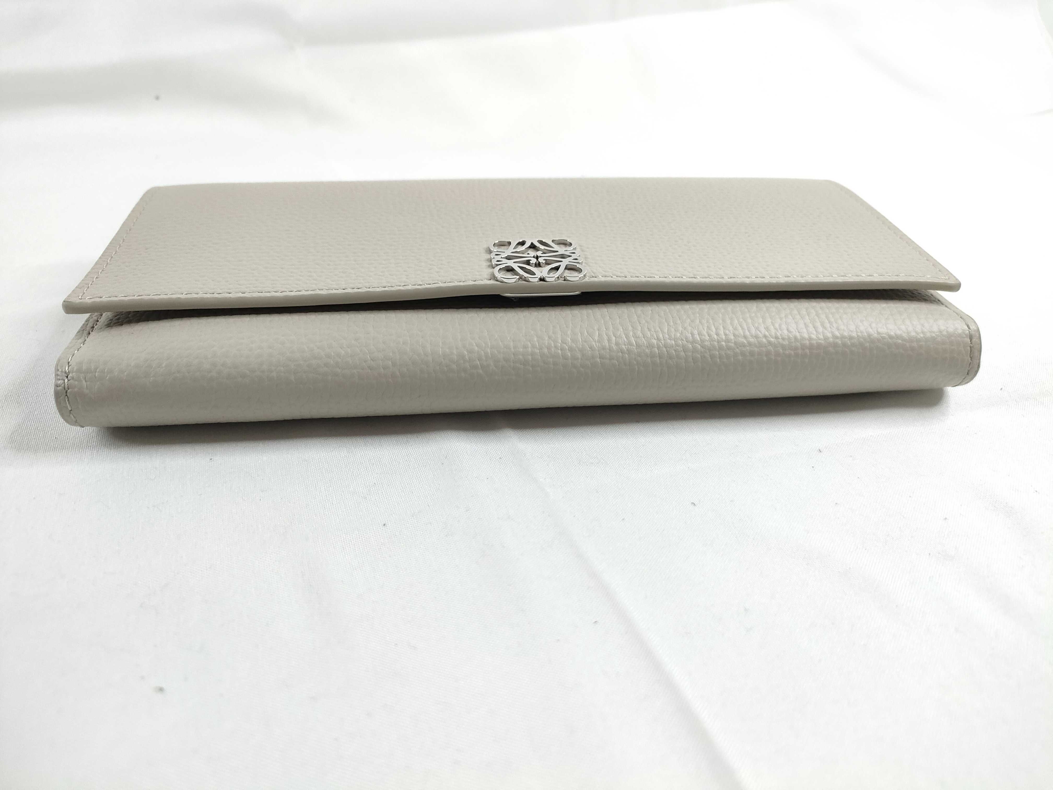 Leather Anagram Long Wallet — view 6