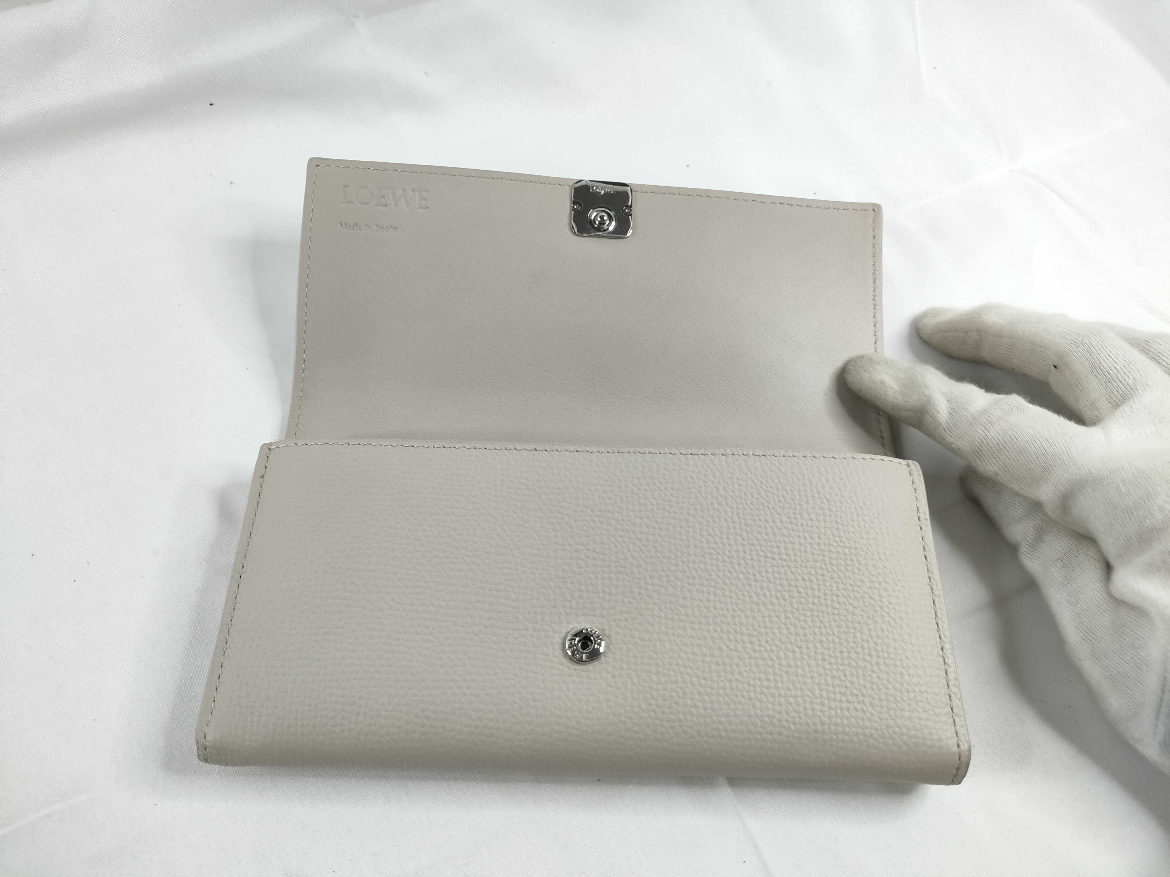 Leather Anagram Long Wallet — view 8