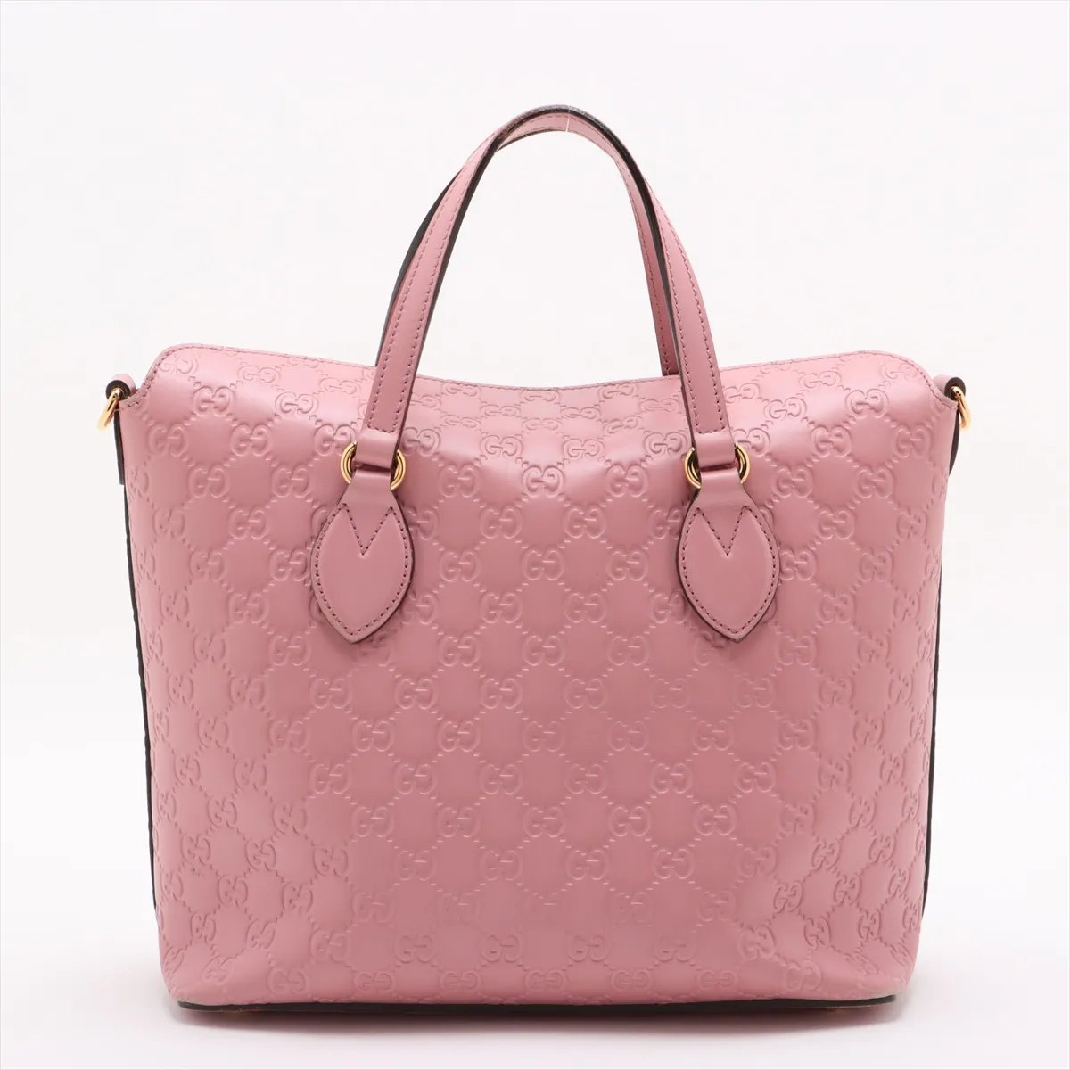 Guccisima Leather 2WAY Handbag Pink 428226 — view 2
