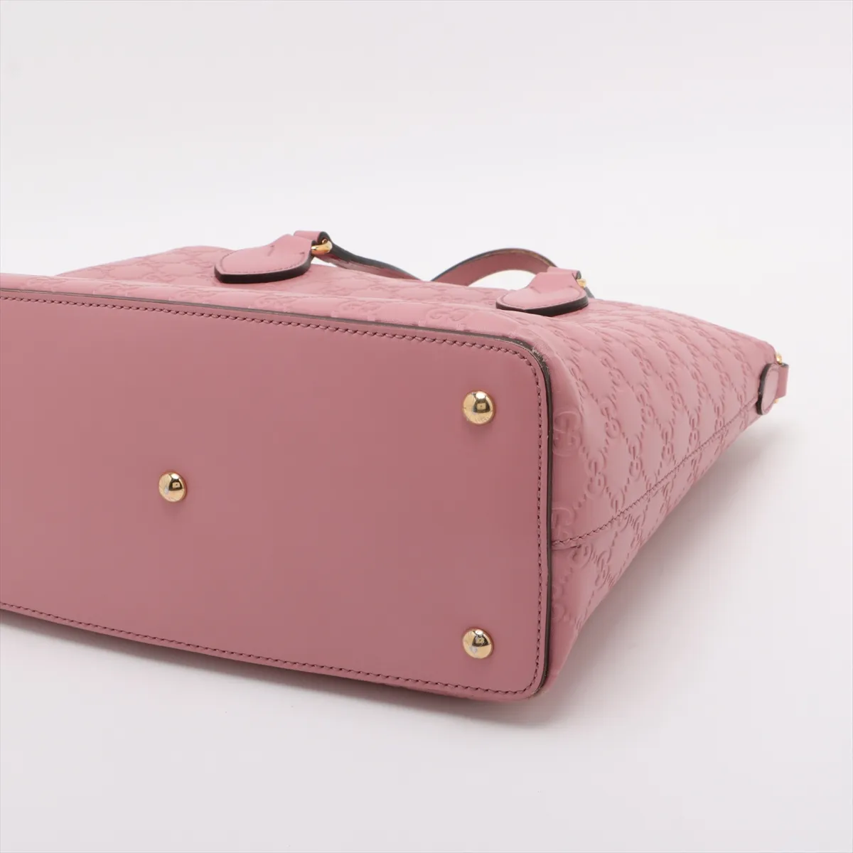 Guccisima Leather 2WAY Handbag Pink 428226 — view 3