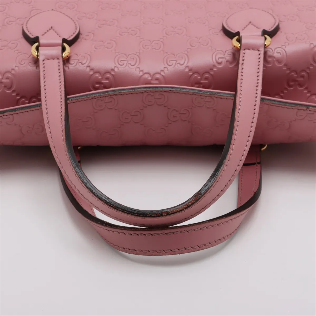 Guccisima Leather 2WAY Handbag Pink 428226 — view 5