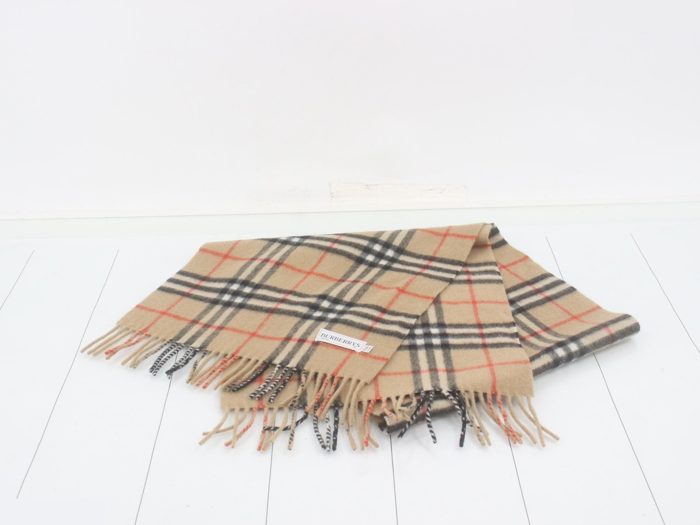 Nova Check 100% Wool Scarf — view 2
