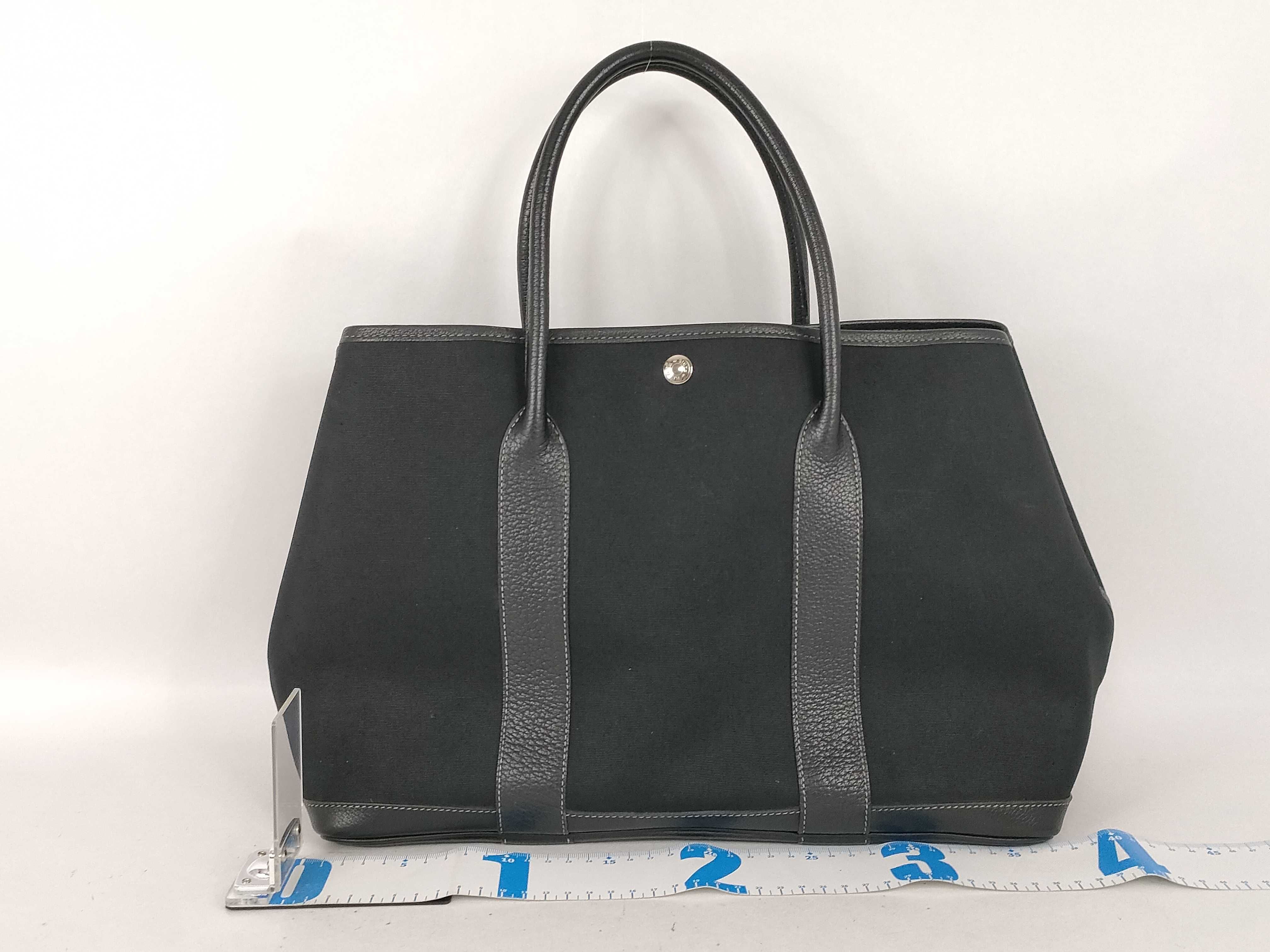 Garden Party, Louis Vuitton Garden Party PM, G stamp, Toile Black, Silver Tote Bag — view 2