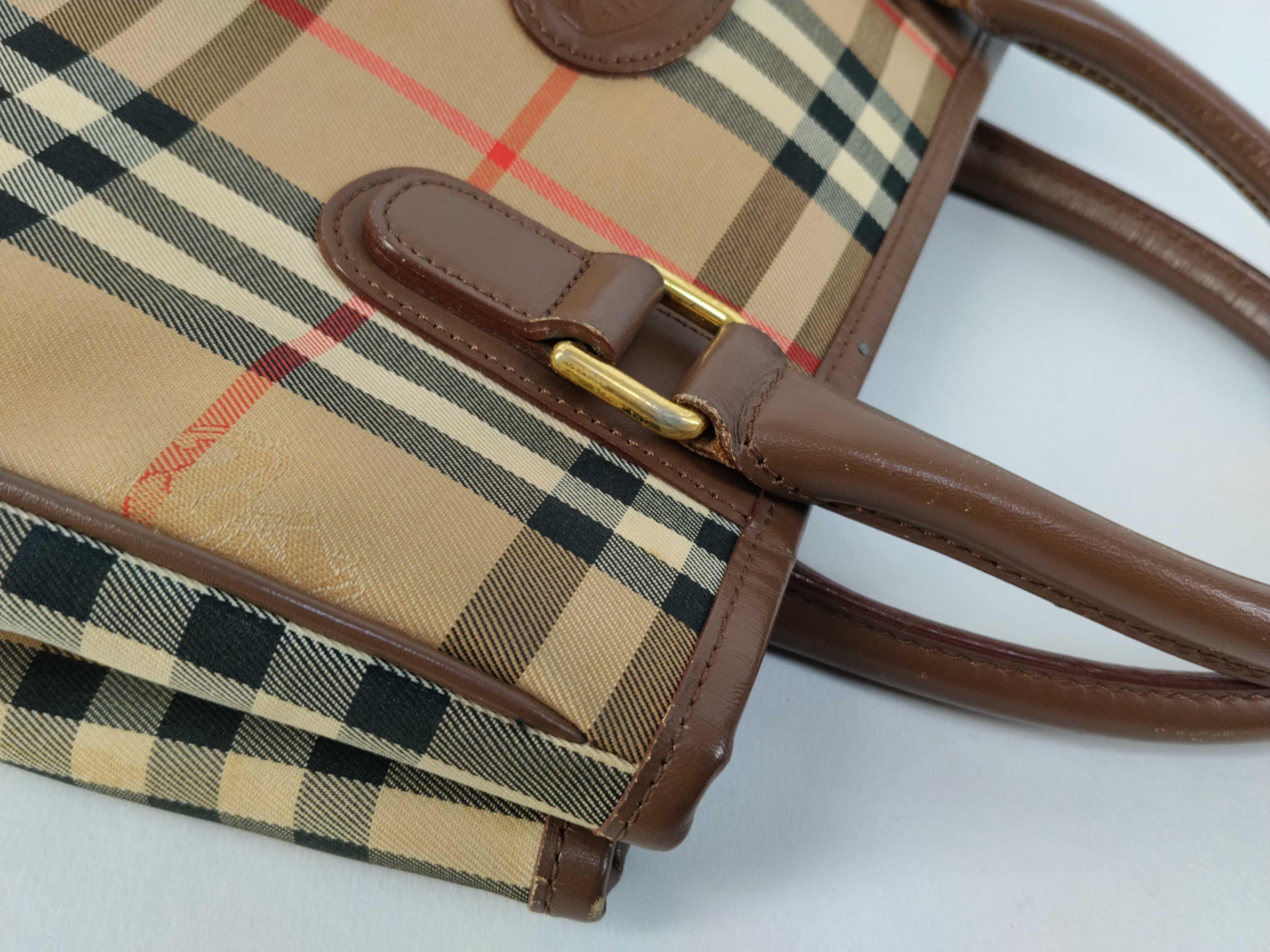 bag, Burberry Nova Check handbag, beige. — view 5