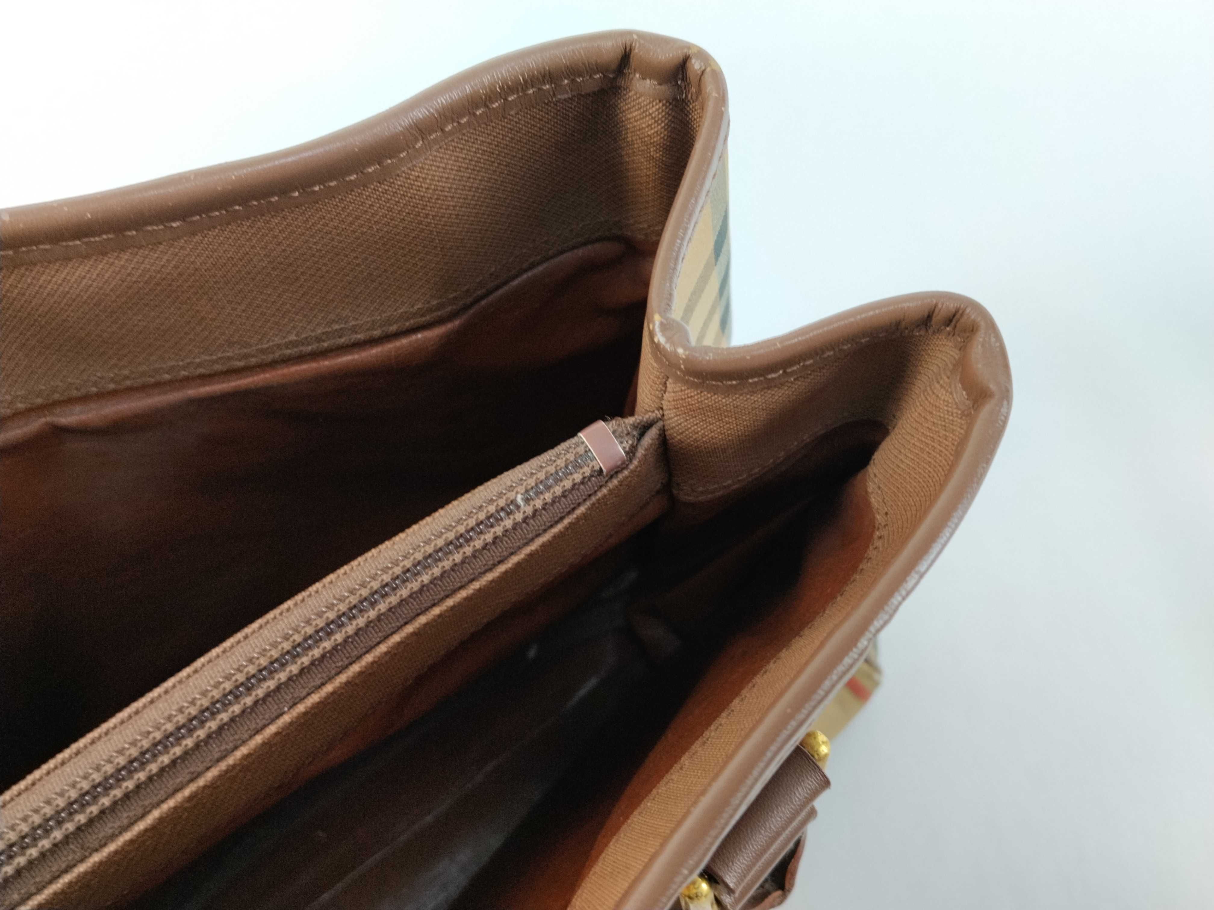 bag, Burberry Nova Check handbag, beige. — view 9