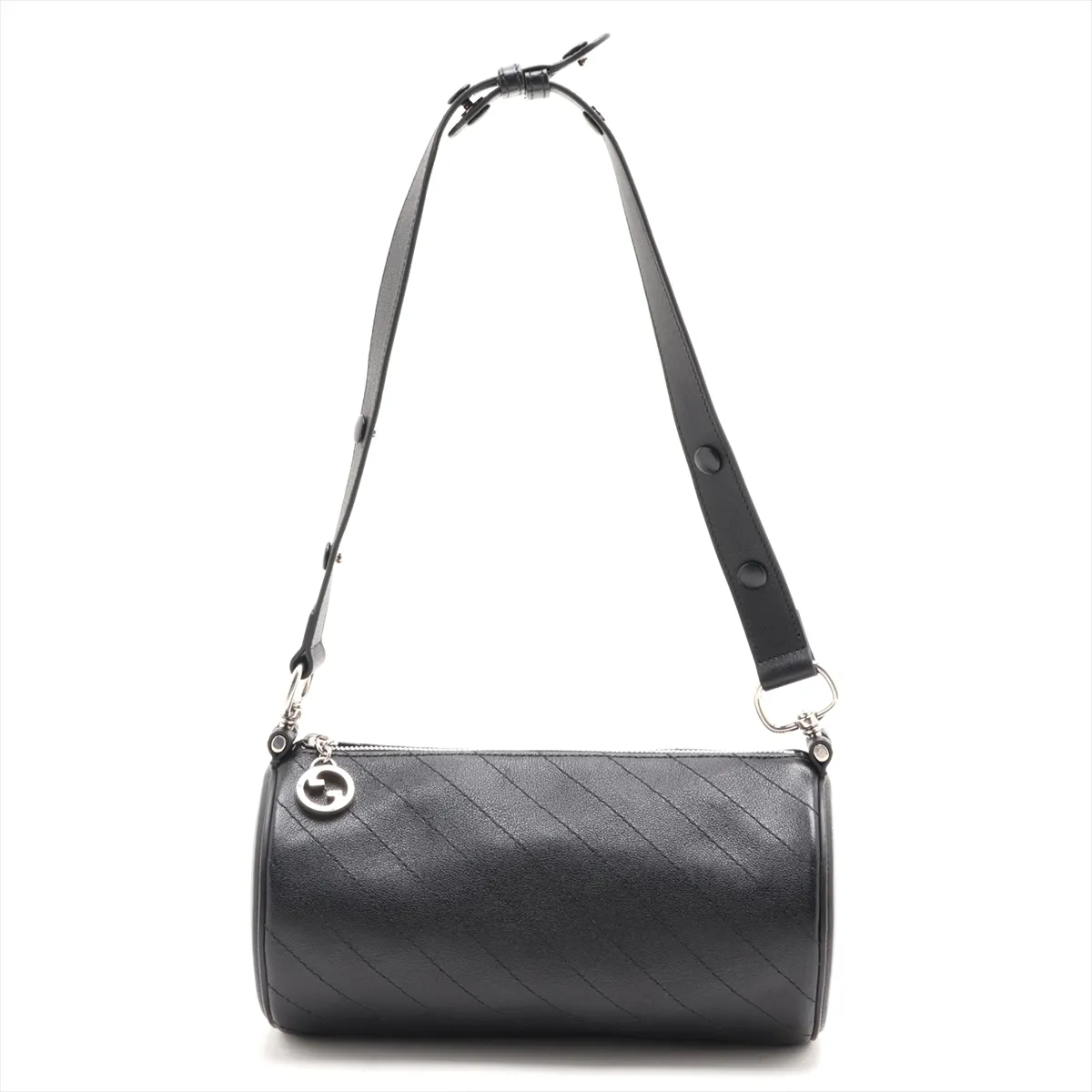 Blondie Leather Shoulder Bag, Black, 760169