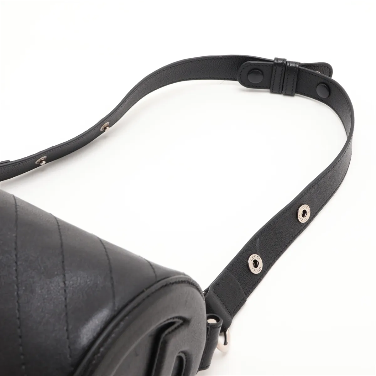 Blondie Leather Shoulder Bag, Black, 760169 — view 5