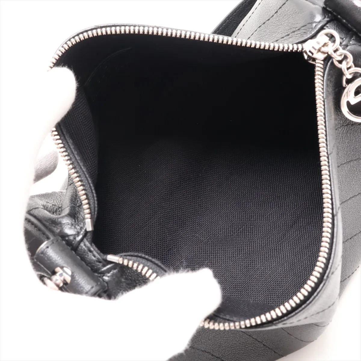 Blondie Leather Shoulder Bag, Black, 760169 — view 6