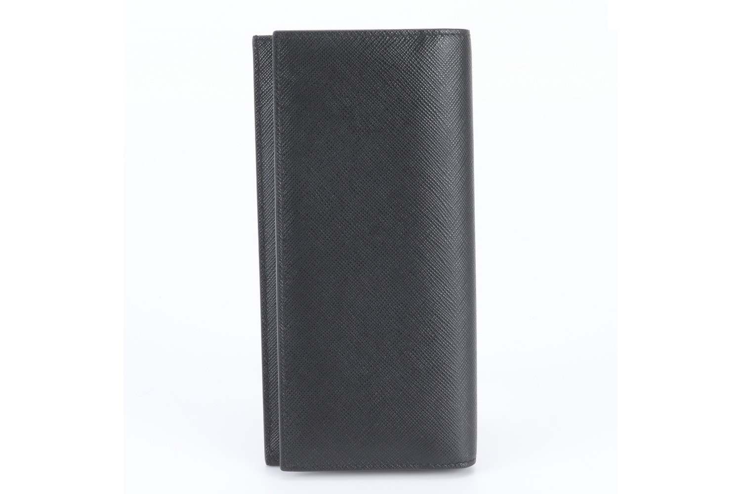 Saffiano leather long wallet, bi-fold wallet — view 2