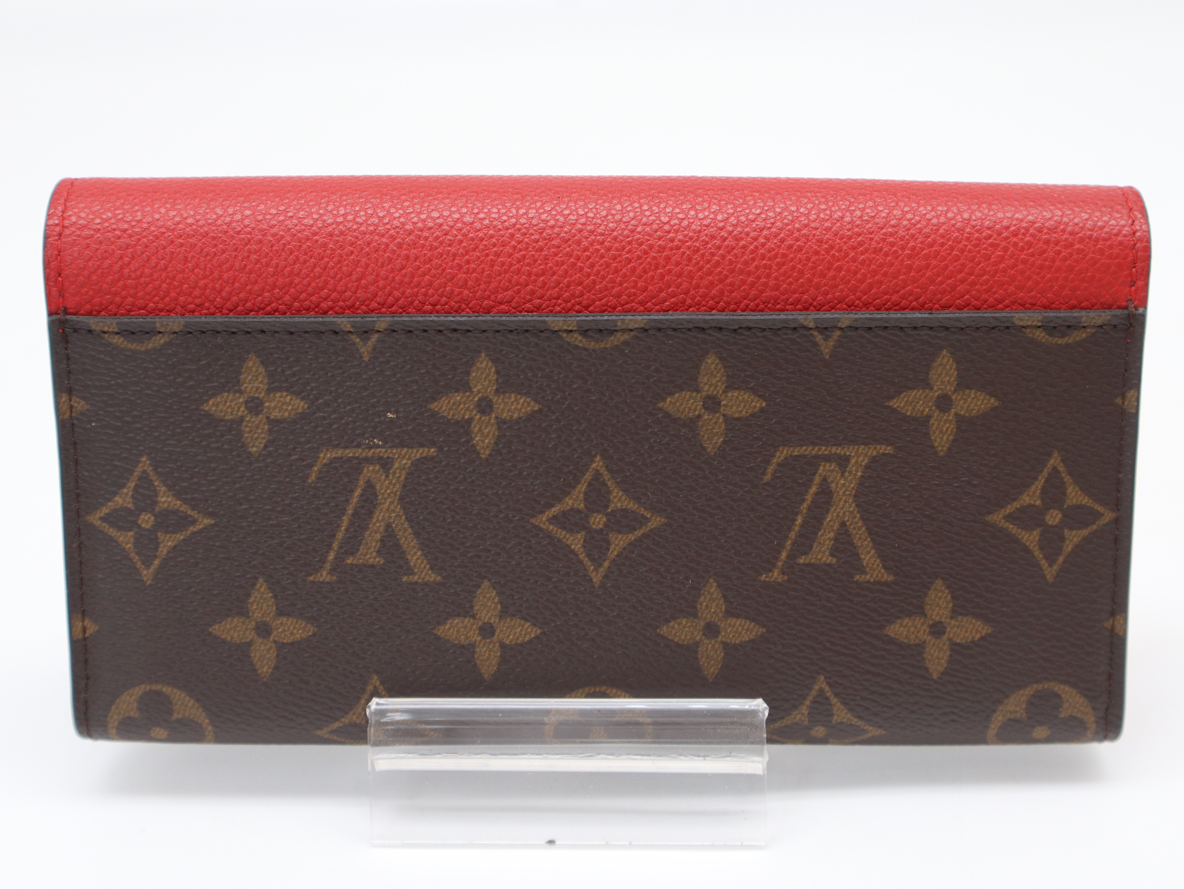 M61836 Monogram Portefeuille Venus Cerise Wallet with Dust Bag — view 2