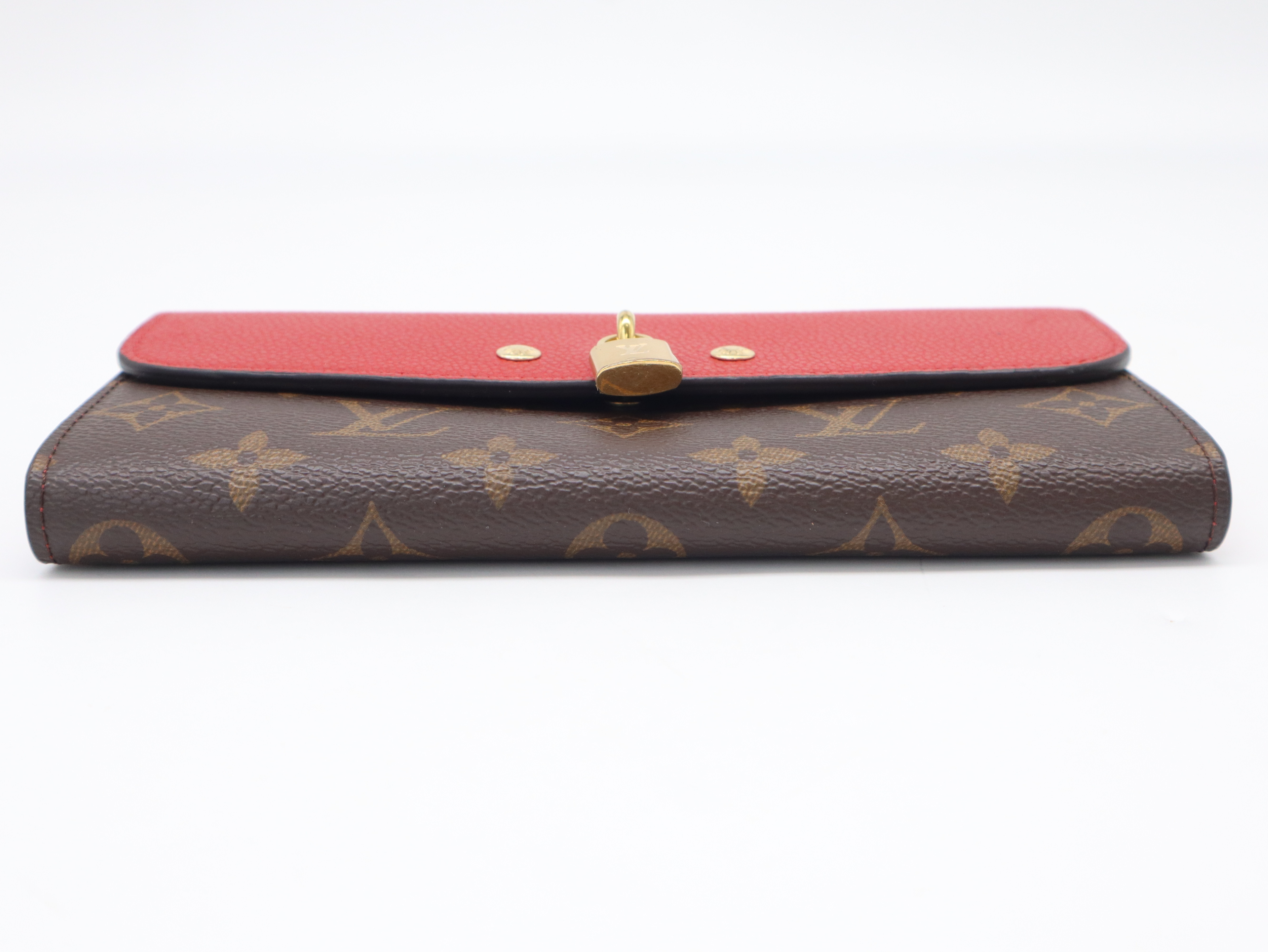 M61836 Monogram Portefeuille Venus Cerise Wallet with Dust Bag — view 4