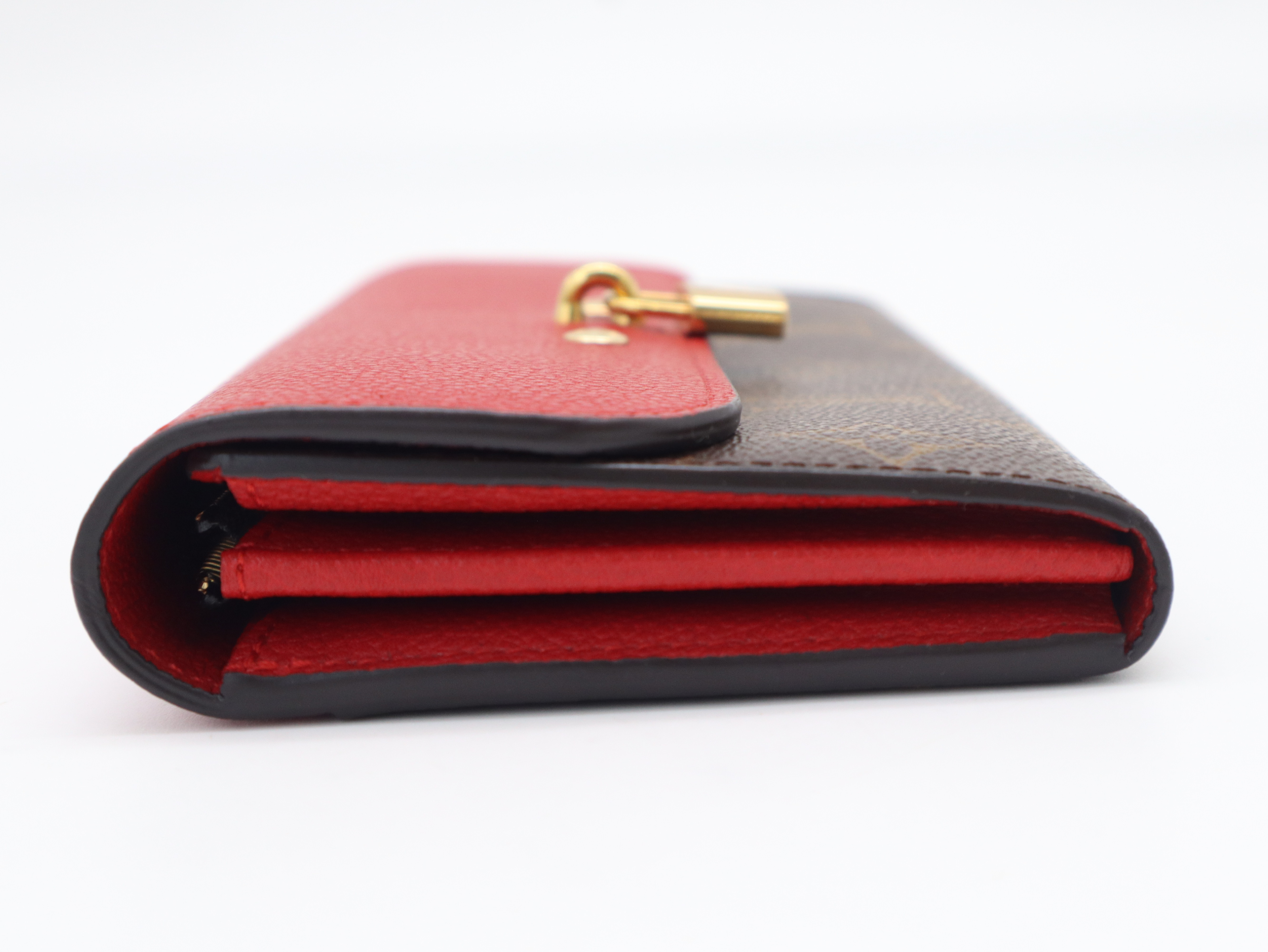M61836 Monogram Portefeuille Venus Cerise Wallet with Dust Bag — view 5