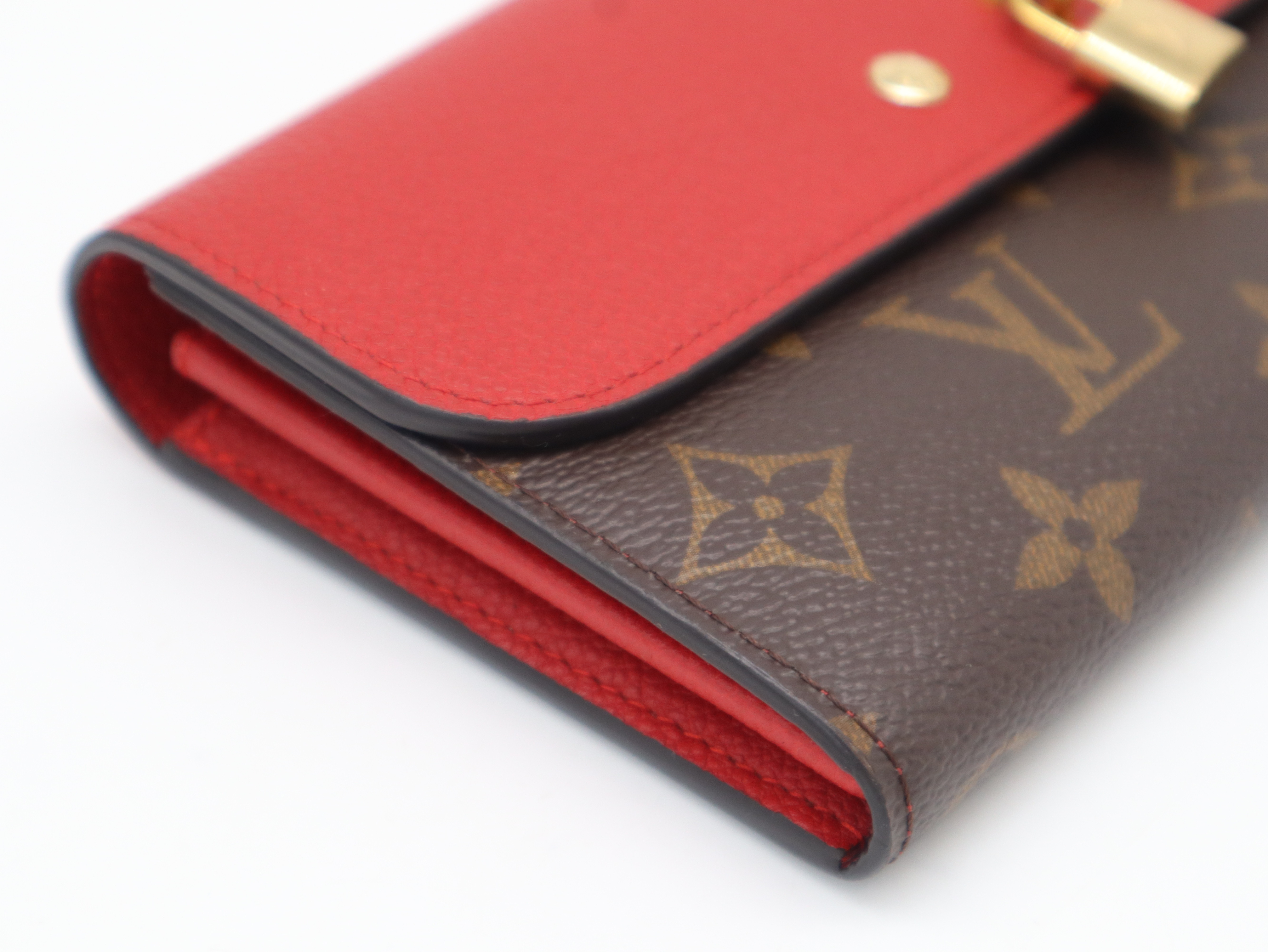 M61836 Monogram Portefeuille Venus Cerise Wallet with Dust Bag — view 7