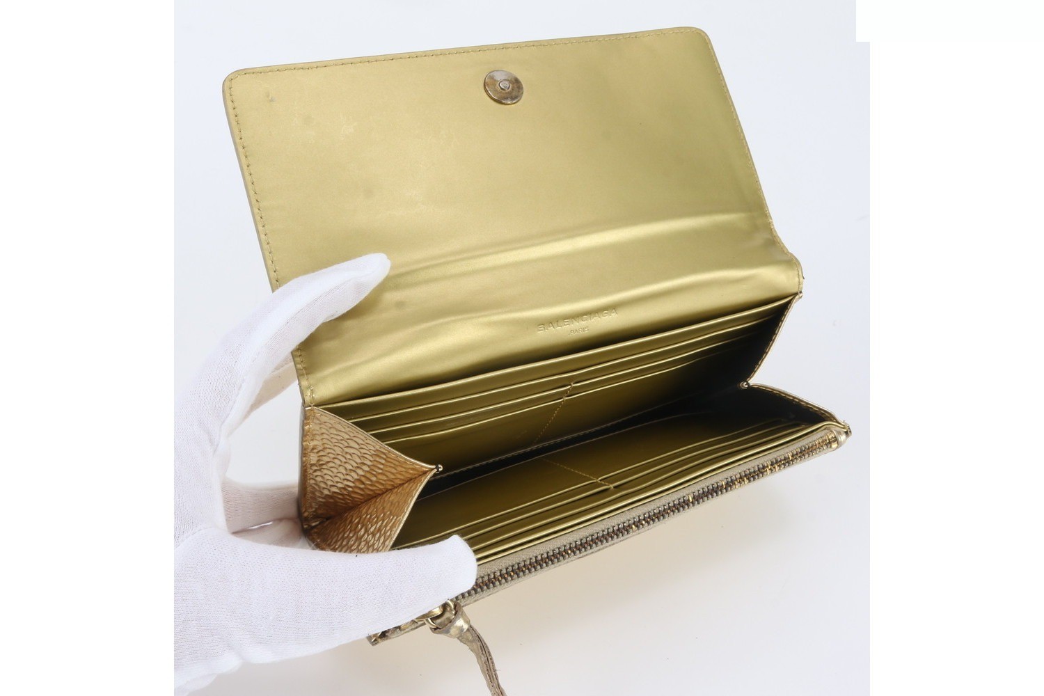 Giant Leather Long Wallet — view 6
