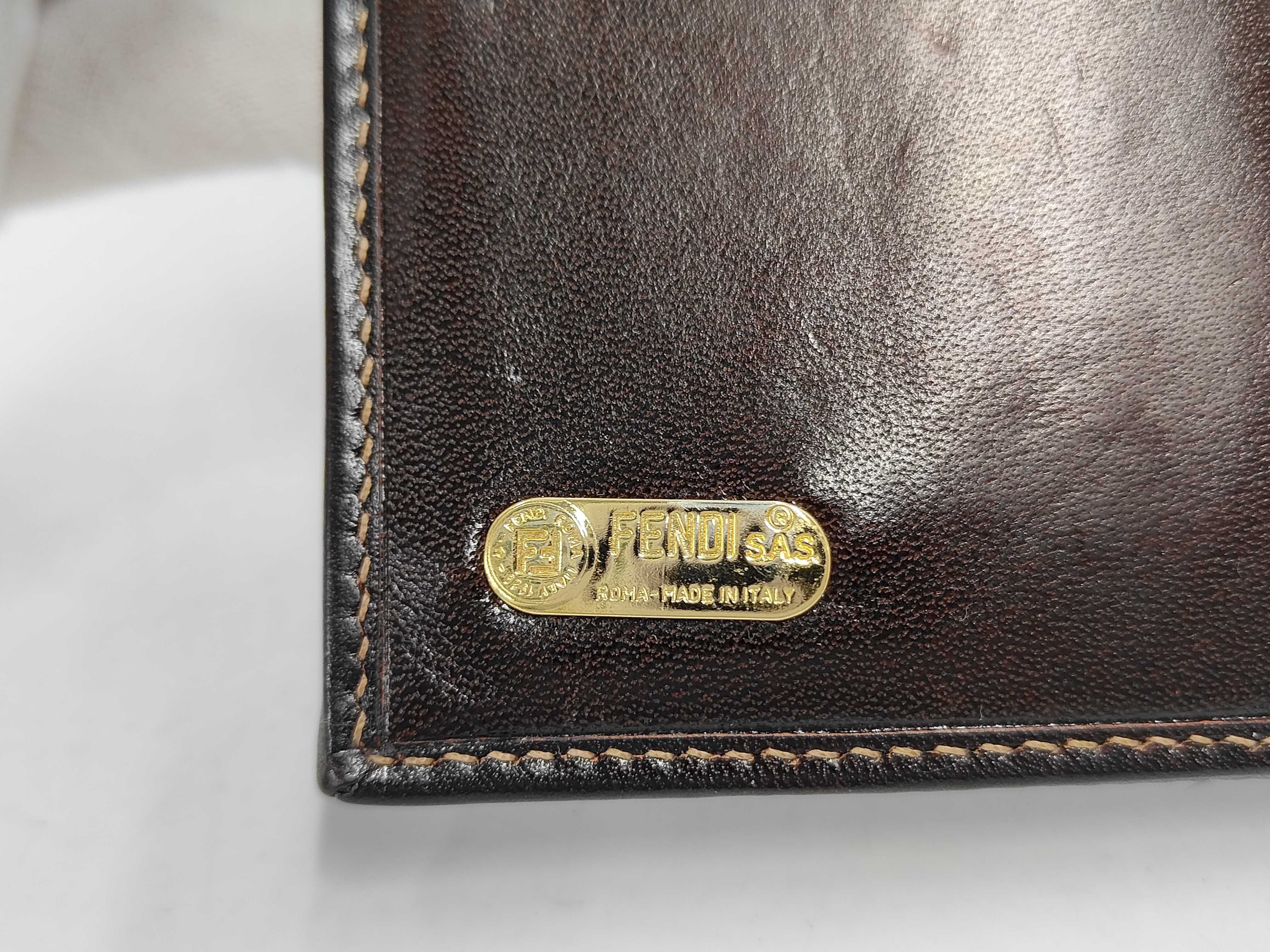 Zucca Bi-fold Wallet, Canvas, Brown — view 10