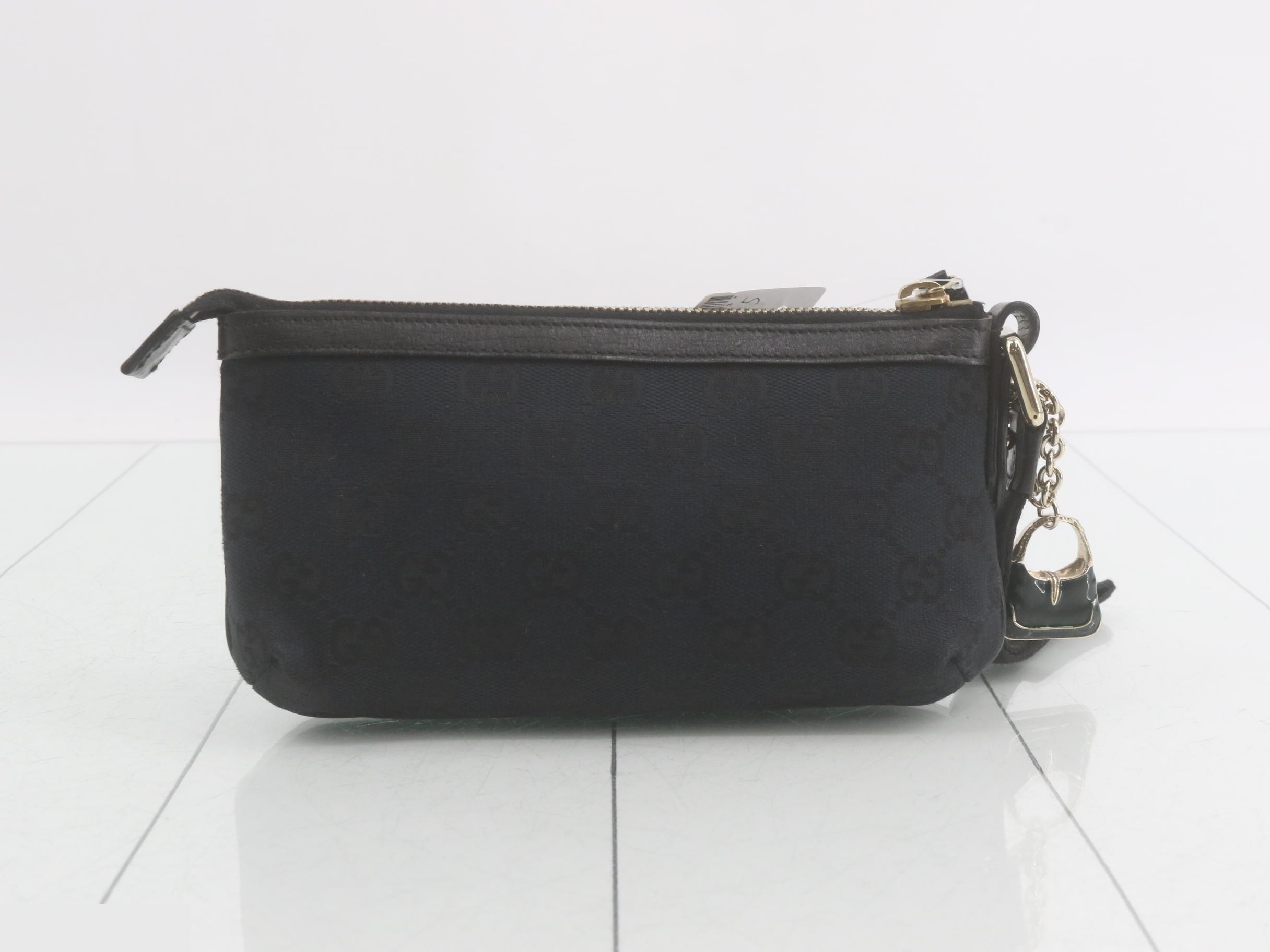 GG Canvas Web Line Pouch with New Jackie Charm — view 2