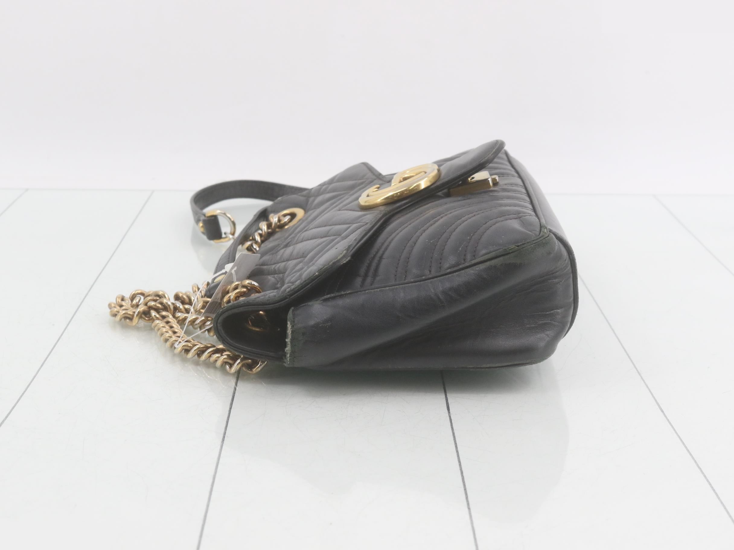 GG Marmont Shoulder Bag, Leather — view 4