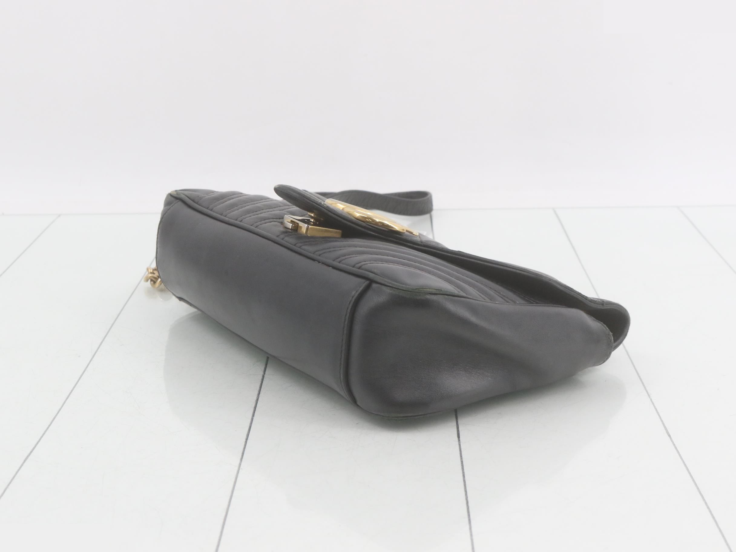 GG Marmont Shoulder Bag, Leather — view 6
