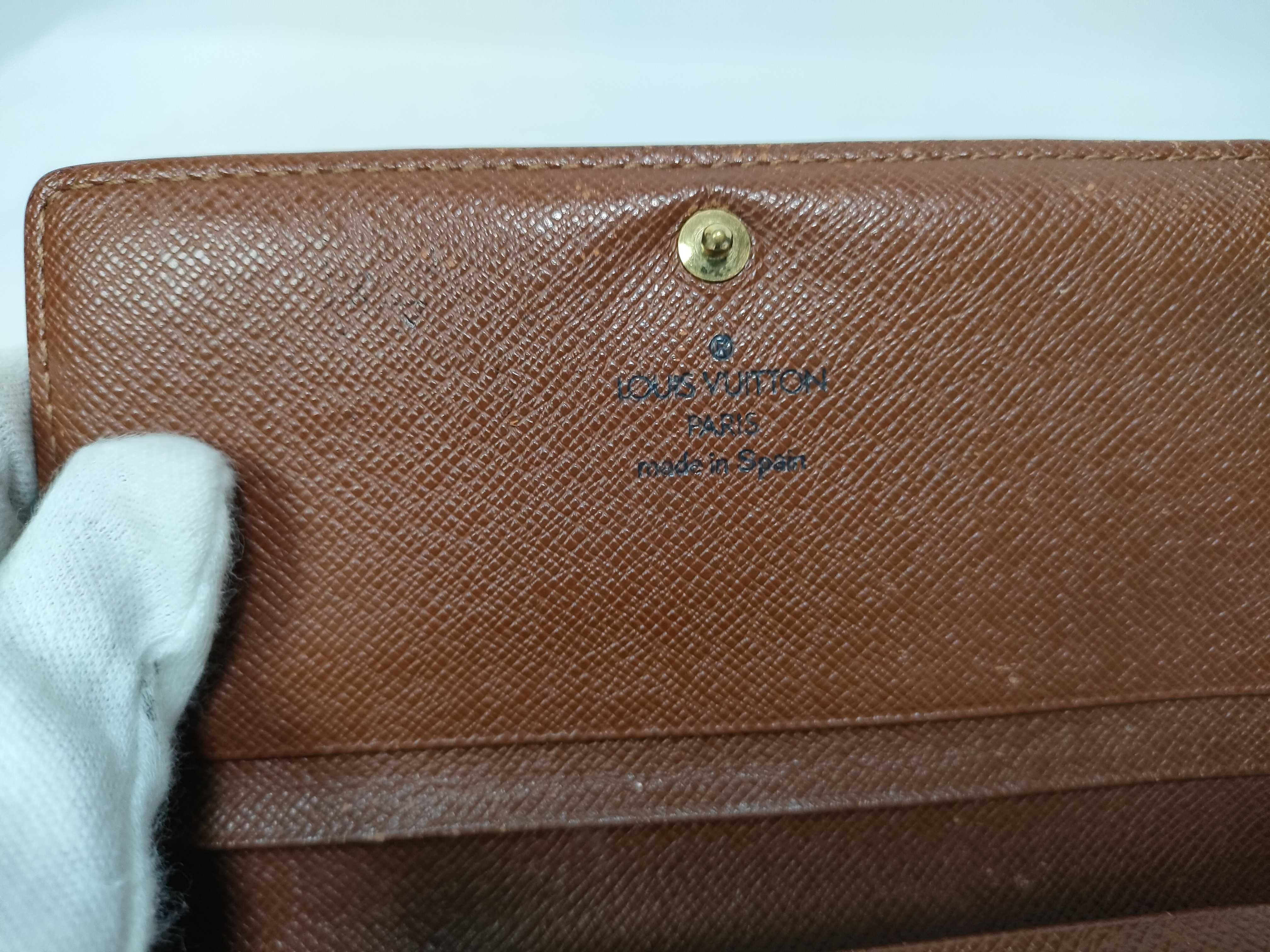 Monogram Louis Vuitton Portemonnaie Billet Trésor Folding Wallet — view 9