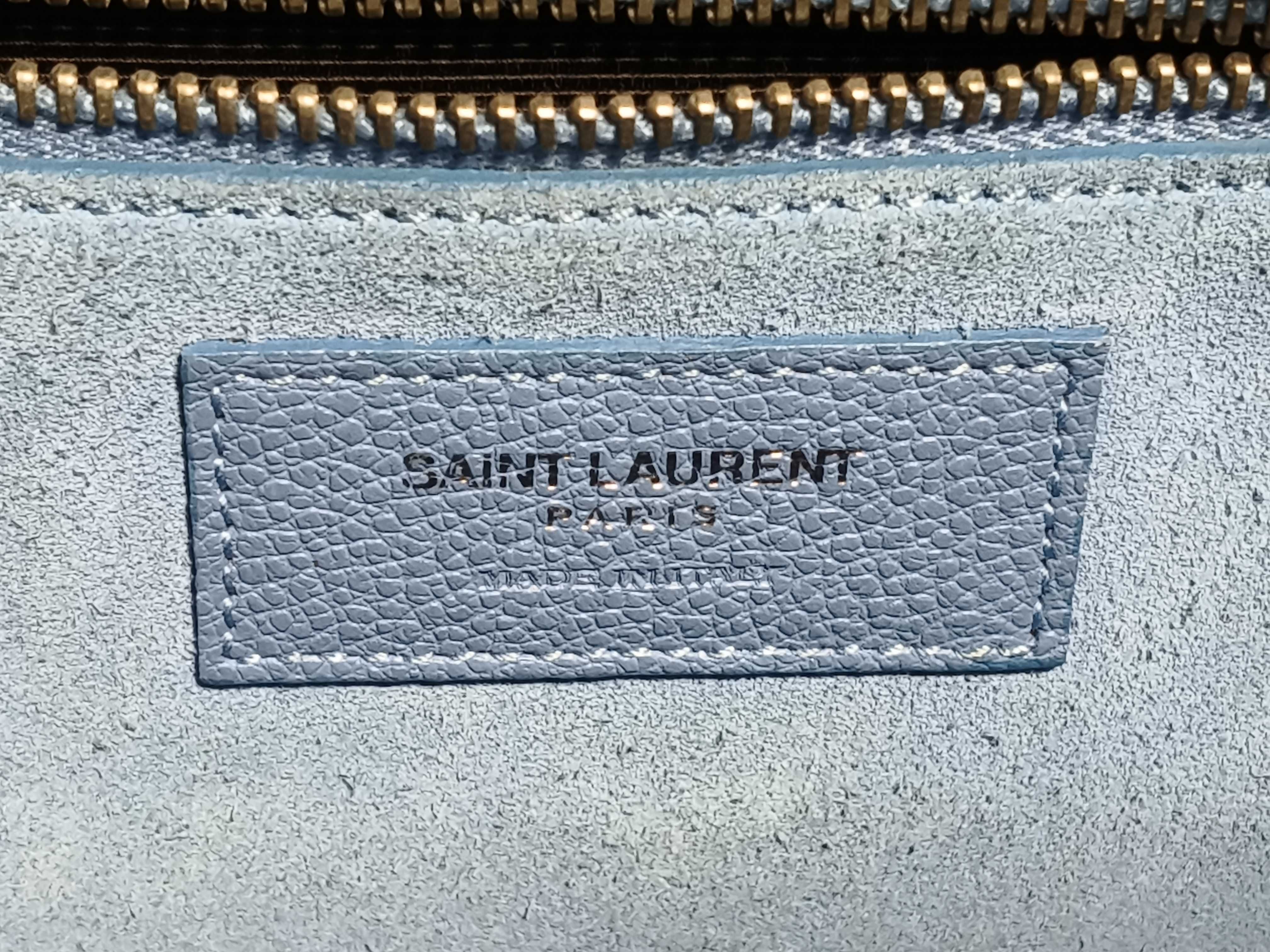 PH-YSL Blue Leather Handbag — view 12