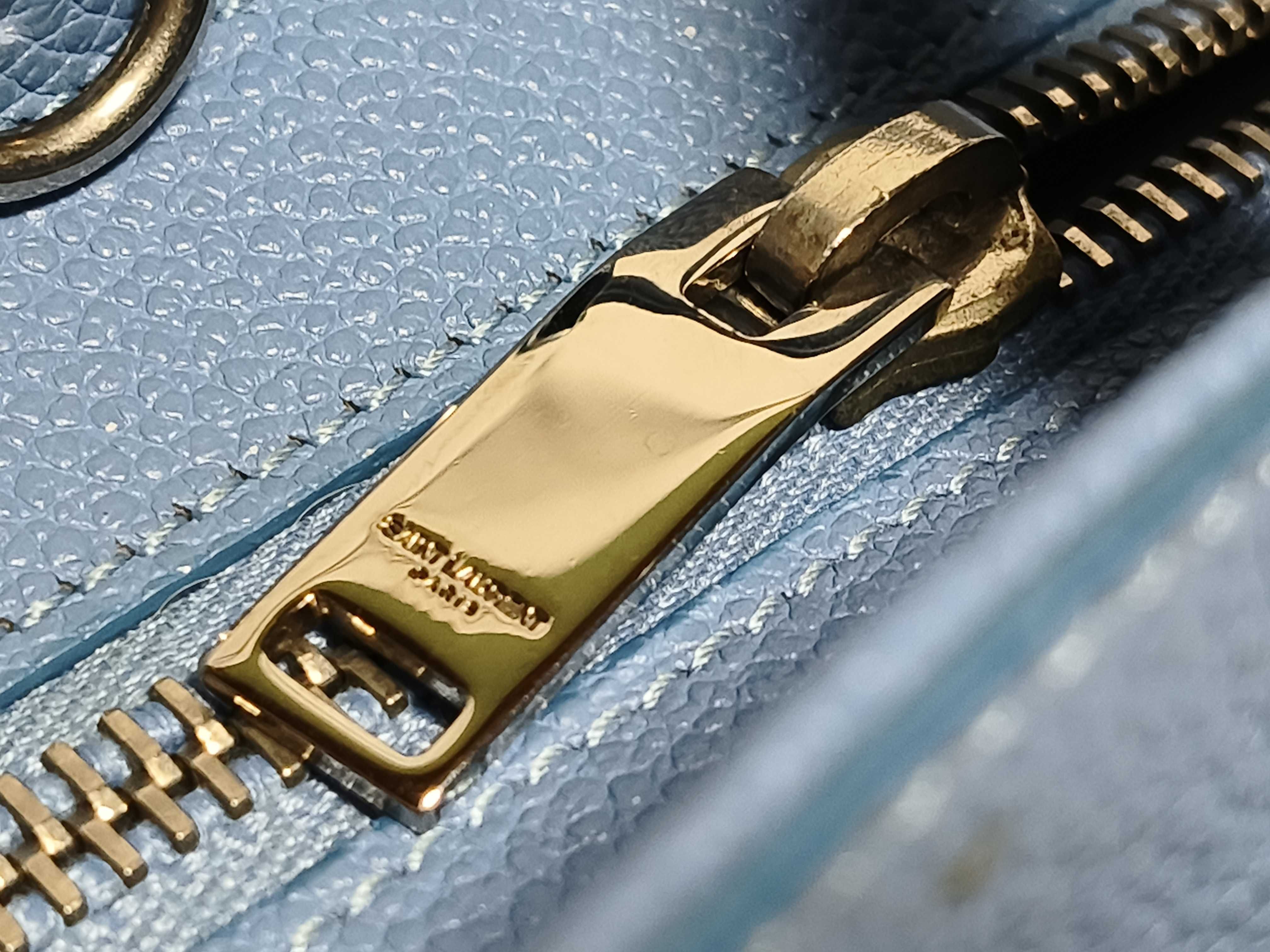 PH-YSL Blue Leather Handbag — view 15