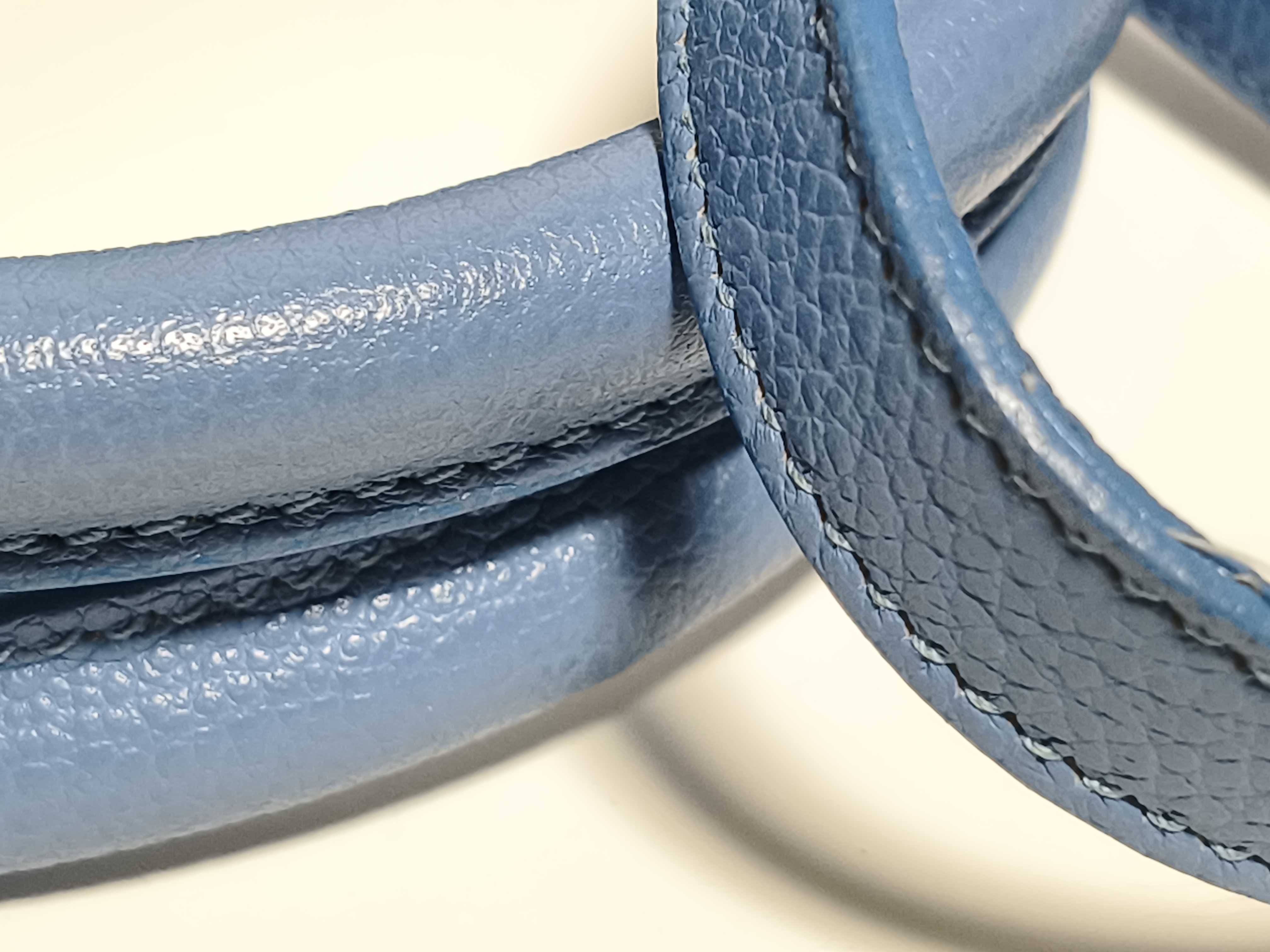 PH-YSL Blue Leather Handbag — view 4