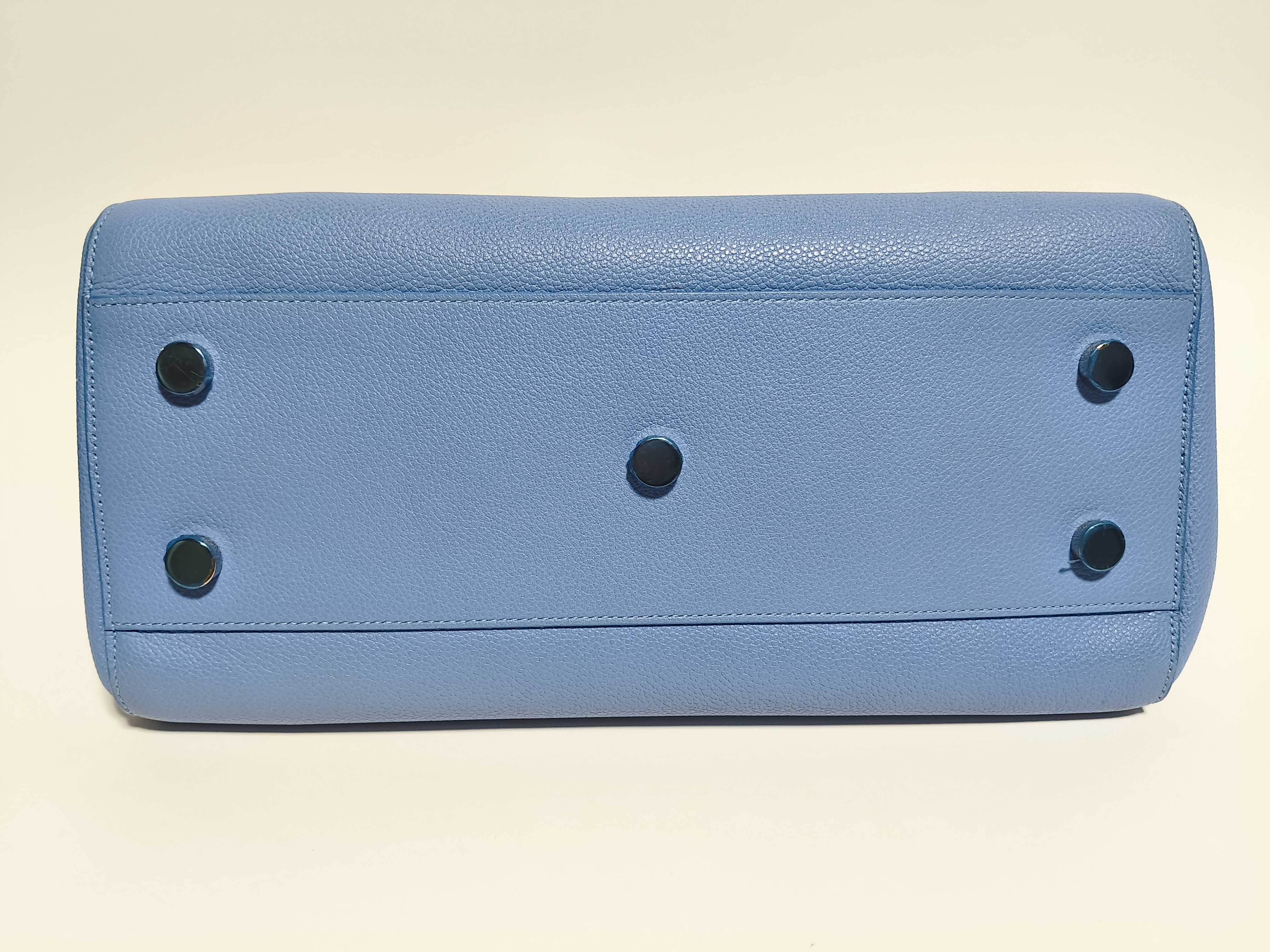 PH-YSL Blue Leather Handbag — view 8