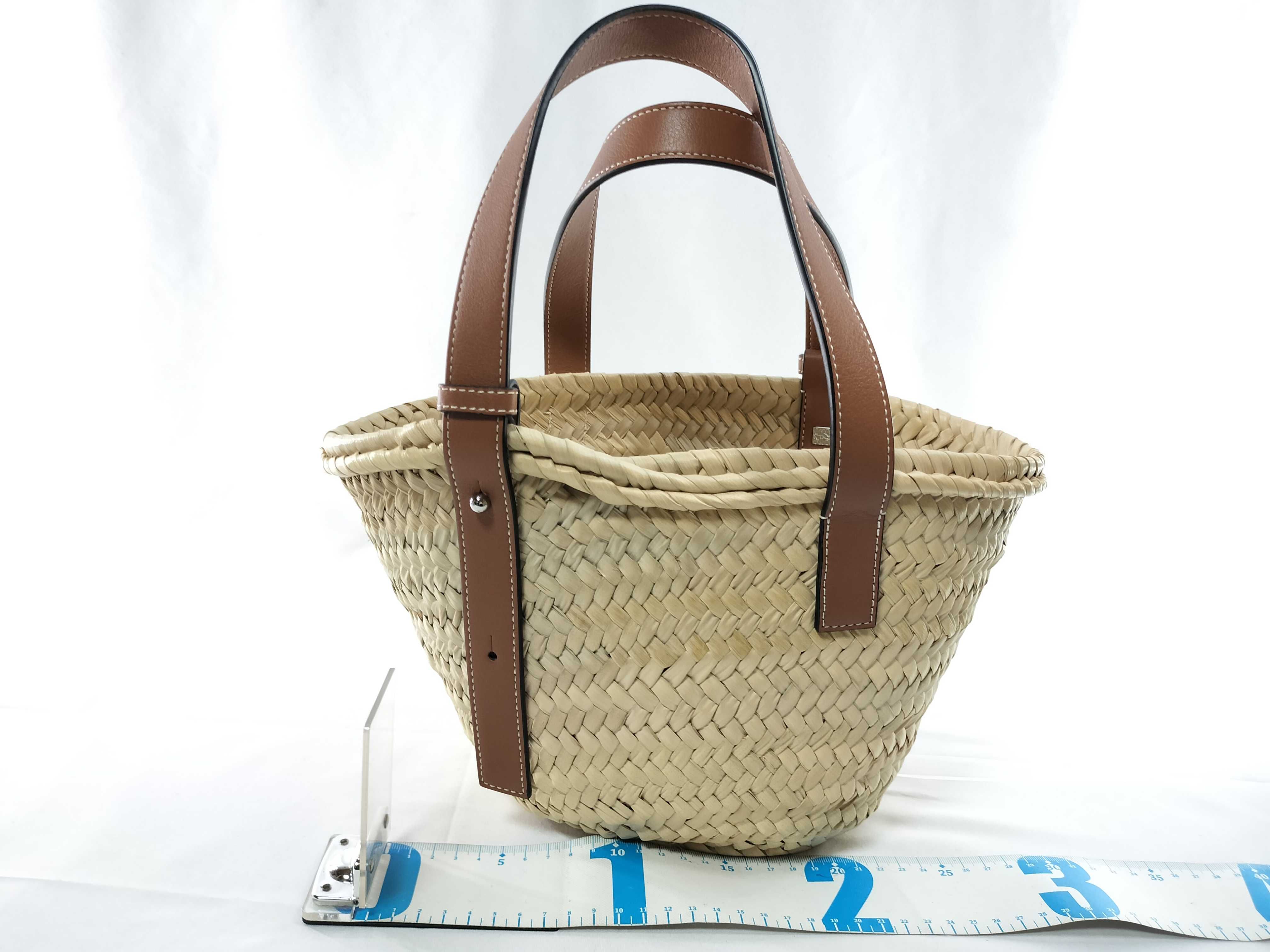 Small Basket Bag Brown Tote Bag — view 2
