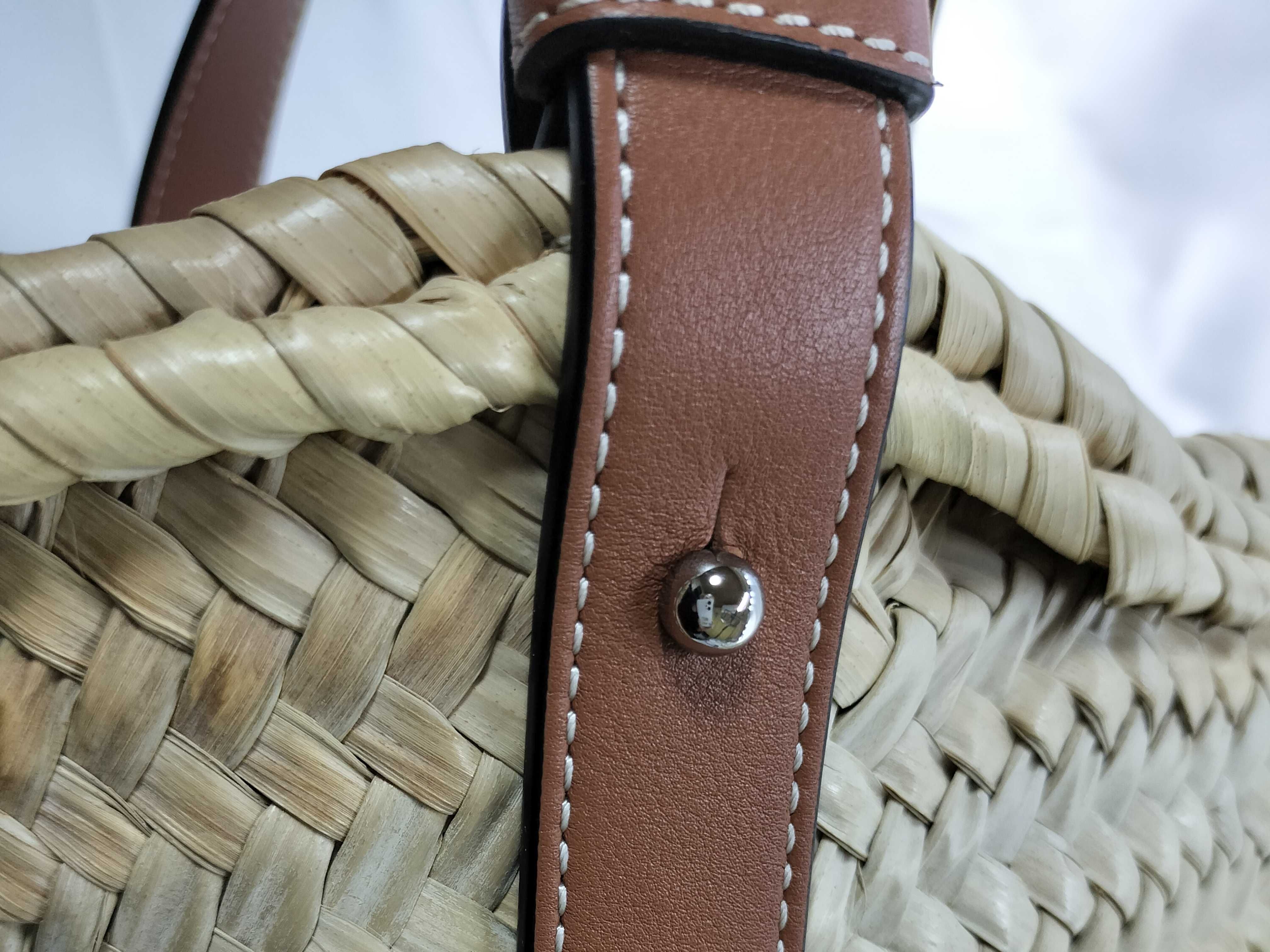 Small Basket Bag Brown Tote Bag — view 9