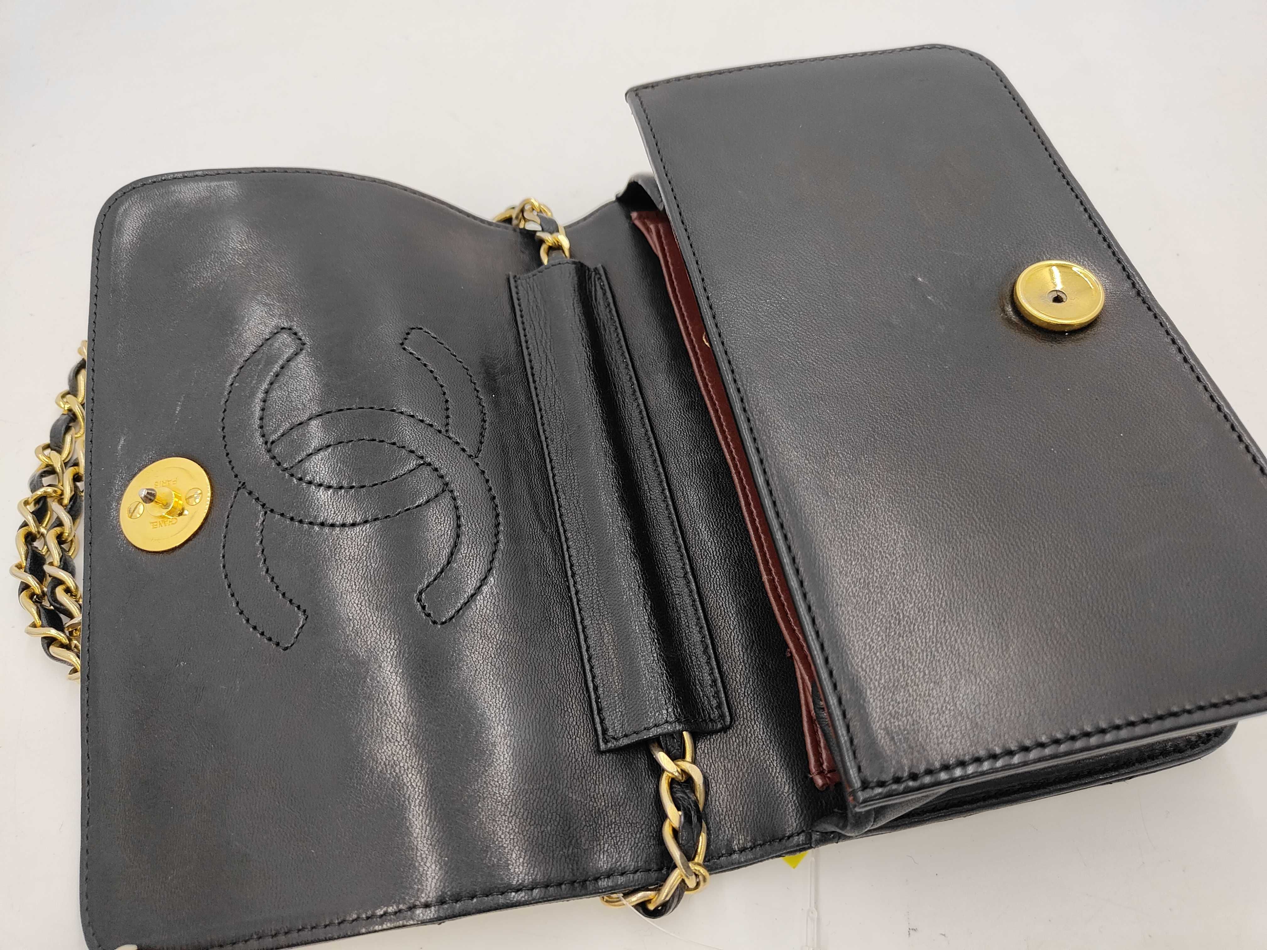 Lambskin Matelassé Full Flap Push-Lock Shoulder Bag — view 7