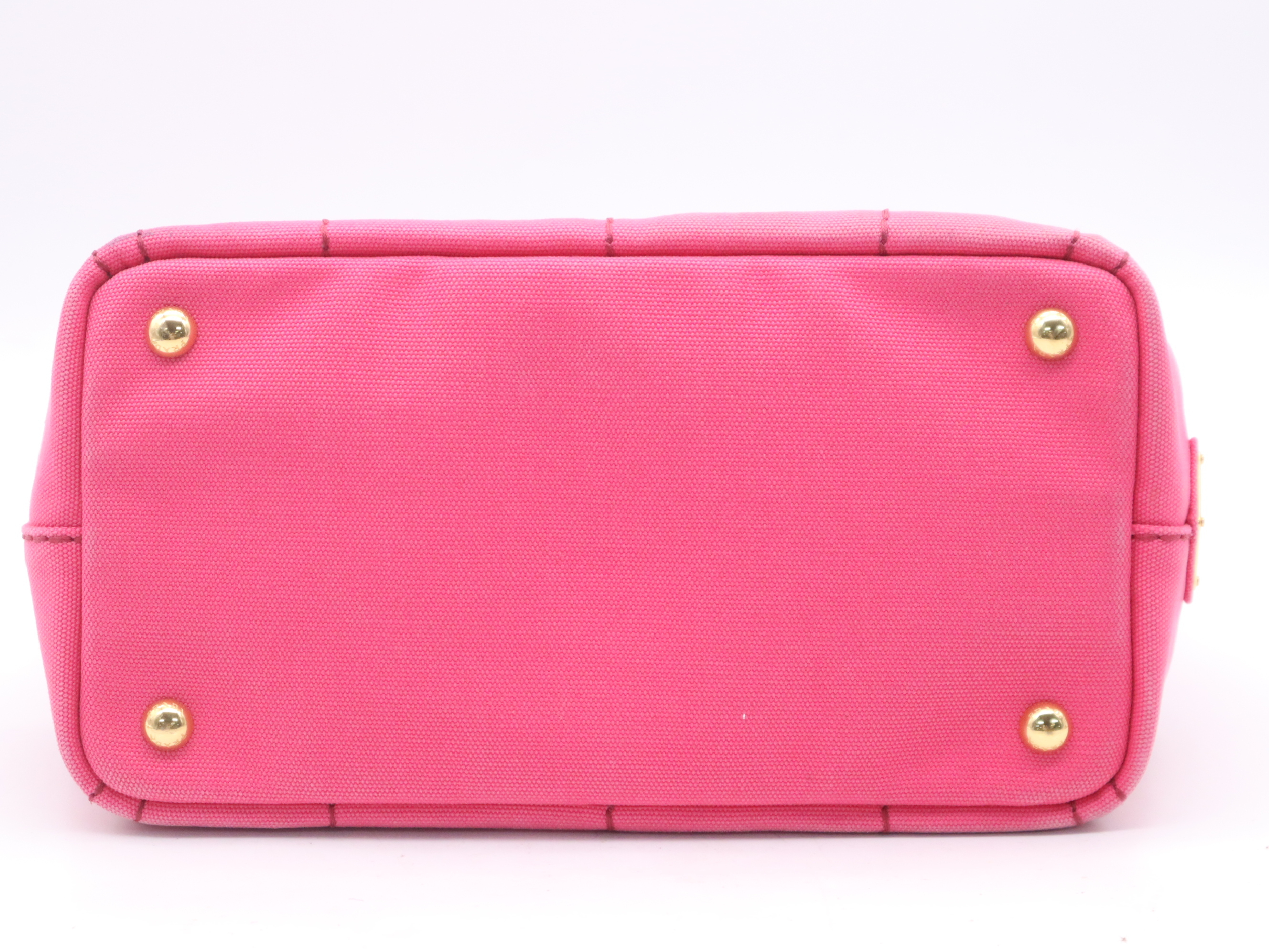 Canvas Canapa Tote Bag, Pink, with Guarantee Card, Handbag — view 4