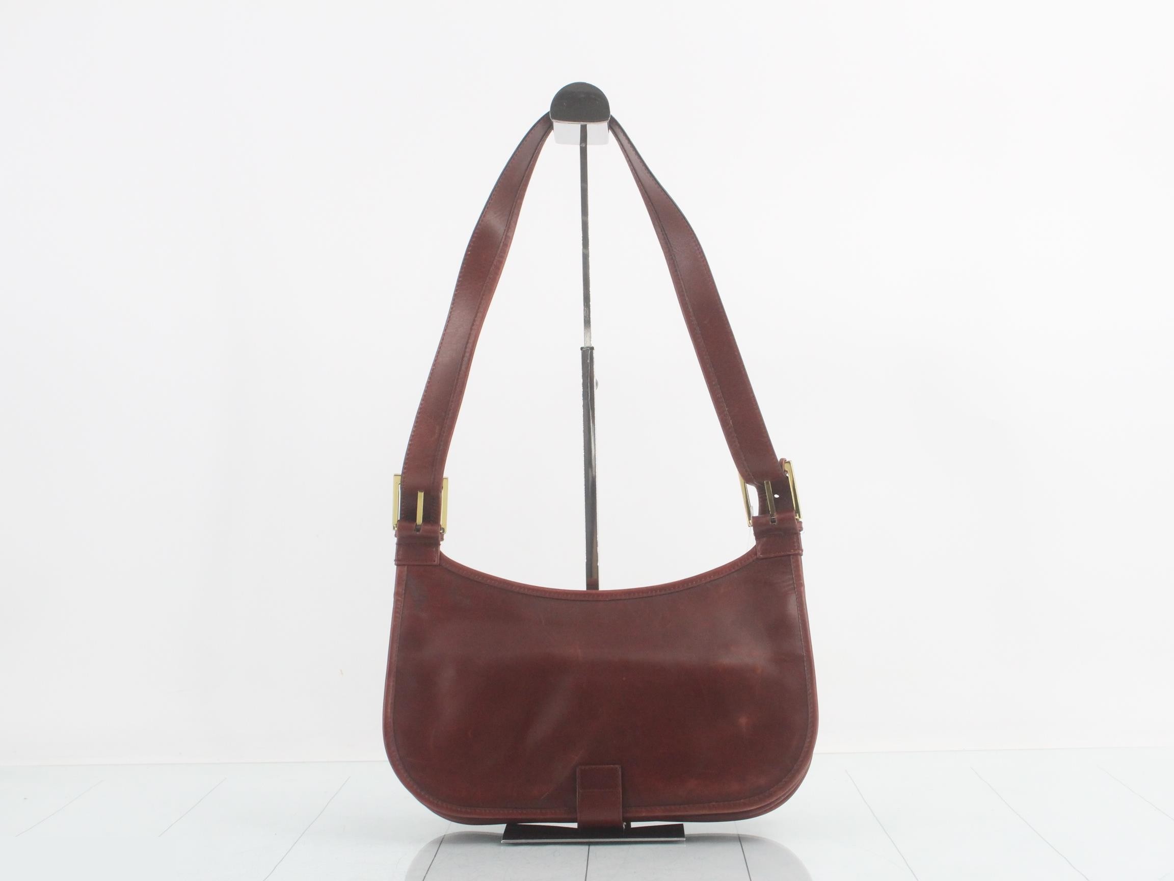 All leather one shoulder bag — view 2