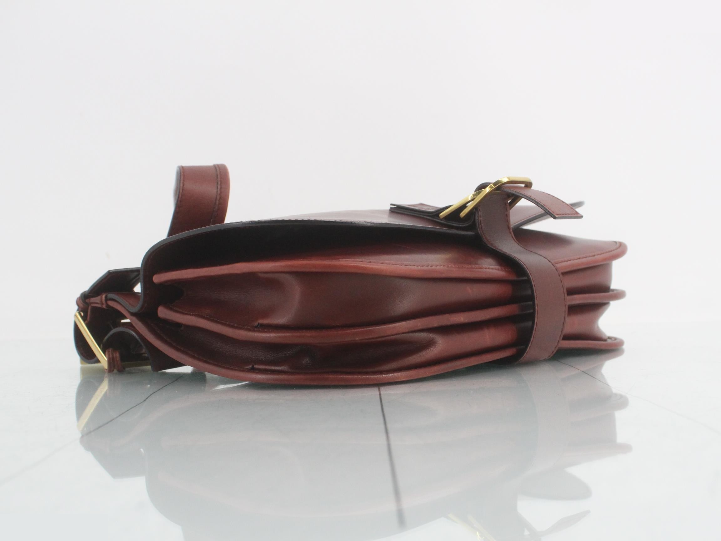 All leather one shoulder bag — view 5