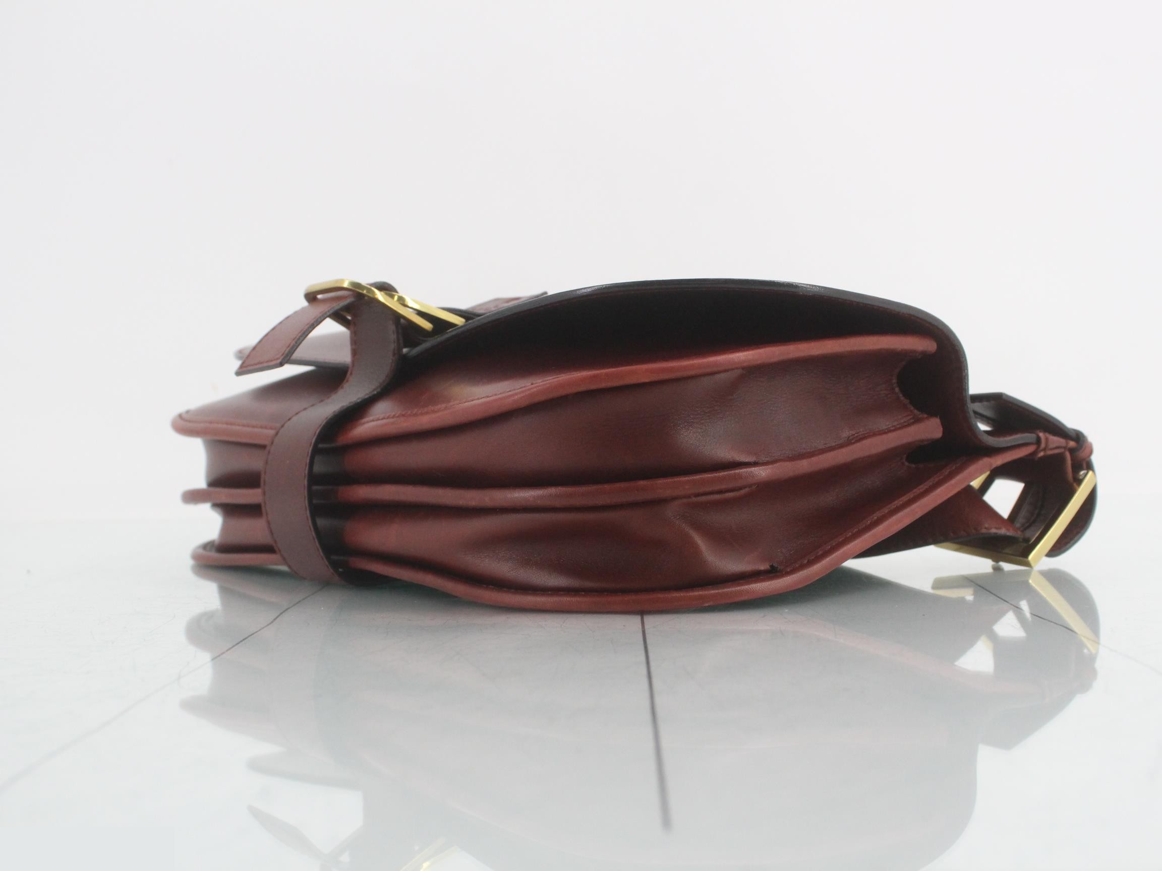 All leather one shoulder bag — view 6