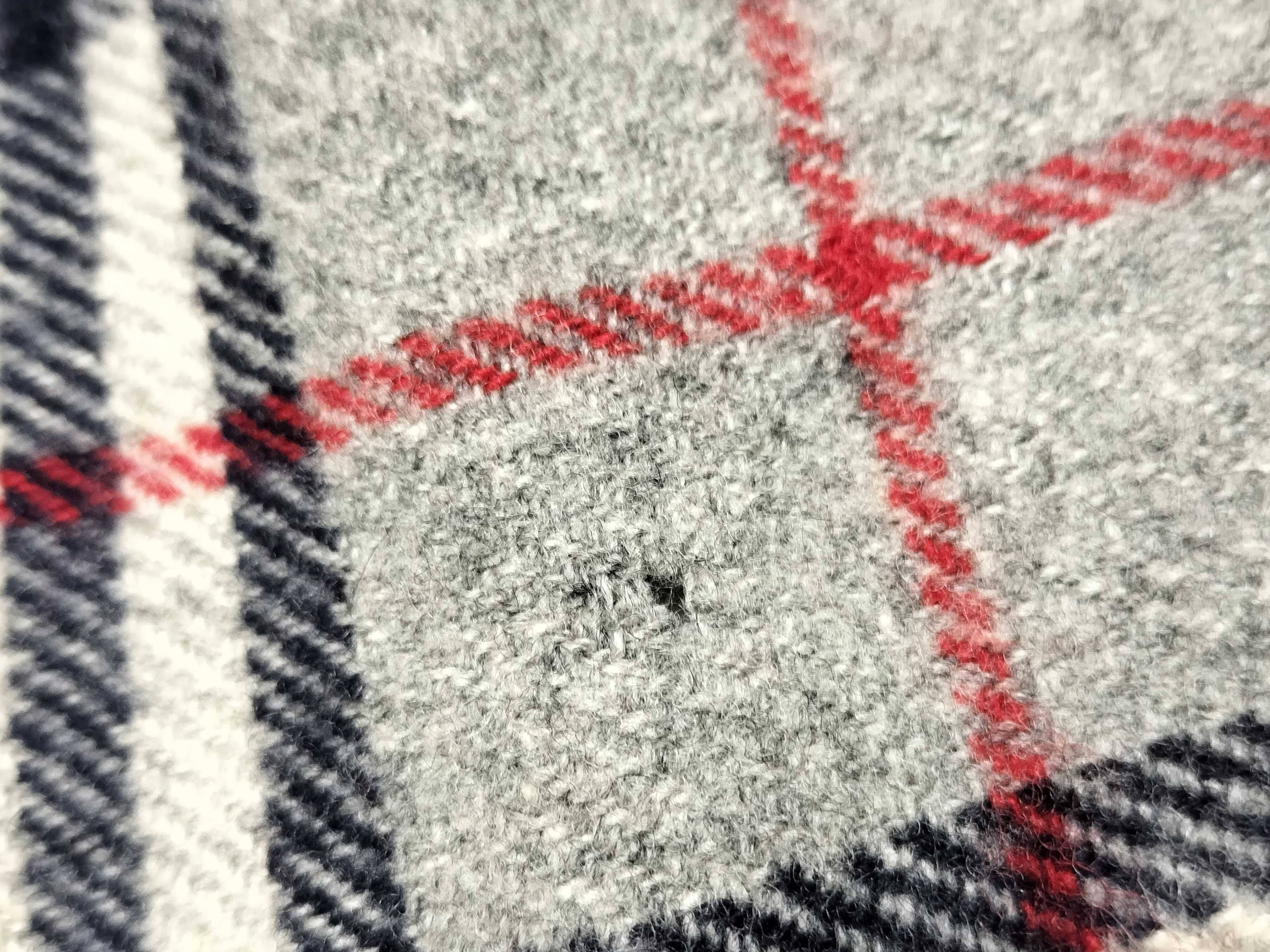 Nova Check Grey Shawl, Throw, and Other Accessories — view 6
