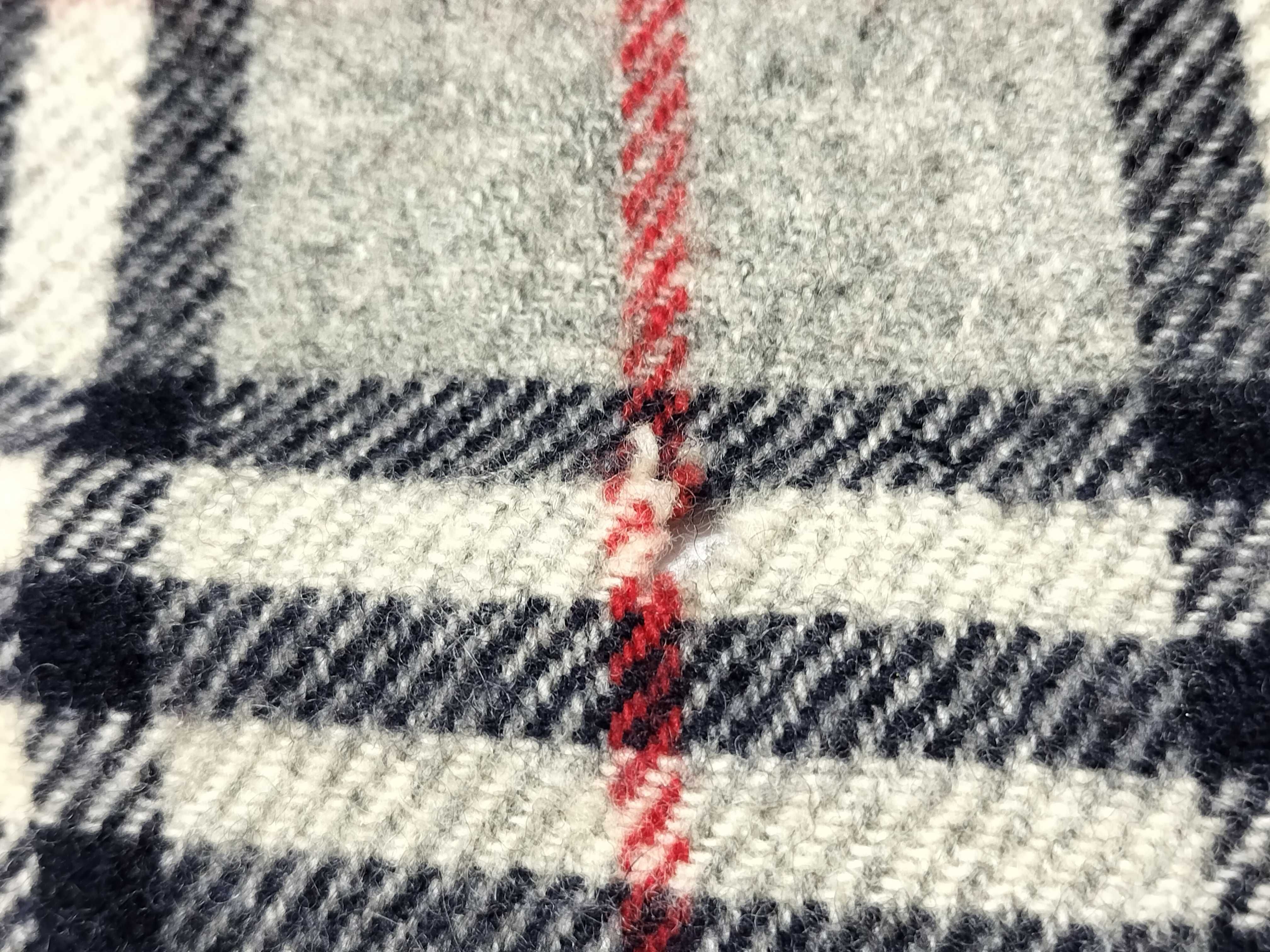 Nova Check Grey Shawl, Throw, and Other Accessories — view 7
