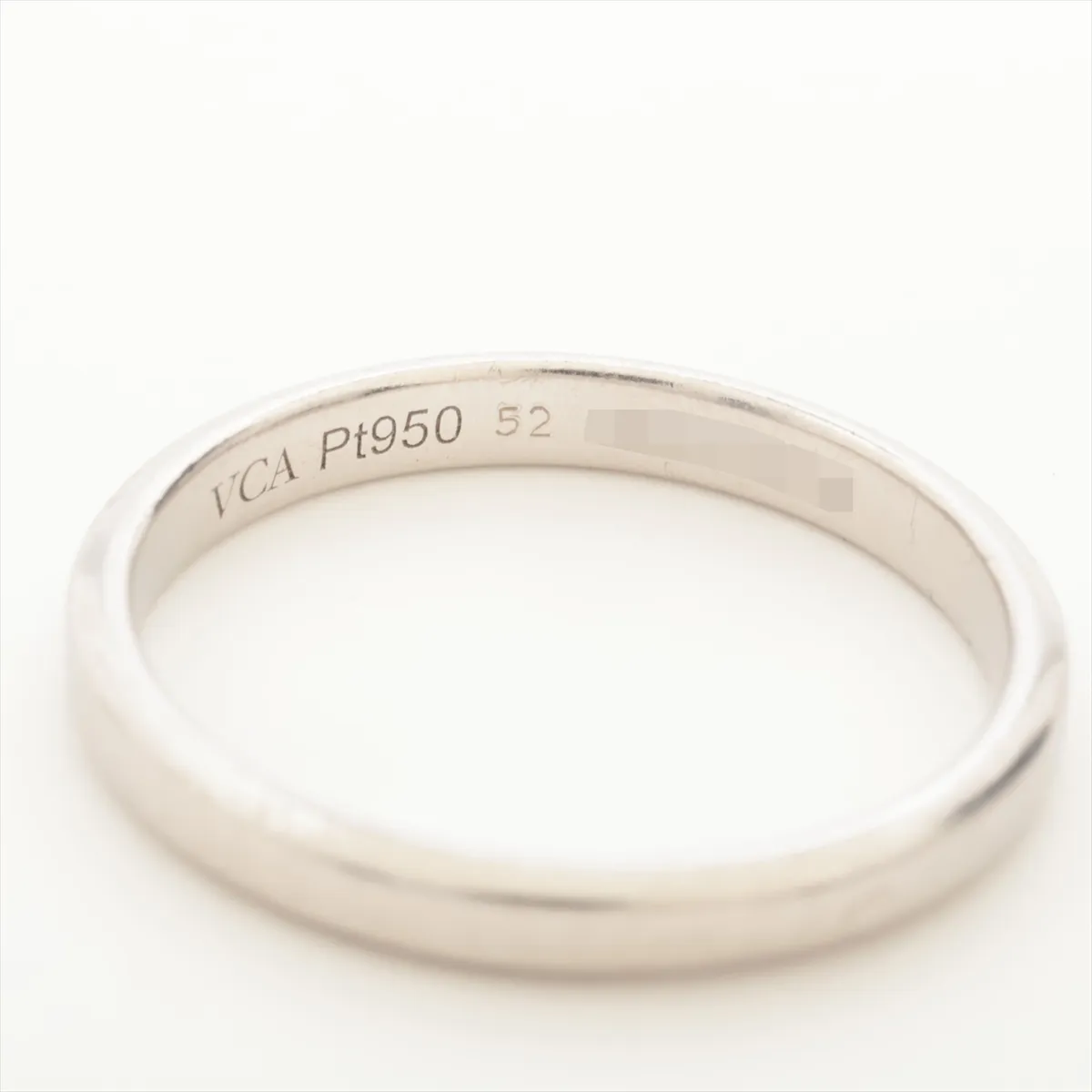 Tendrement Wedding Ring, Pt950, 3.3g, Size 52, JC970139, Resizing, — view 3