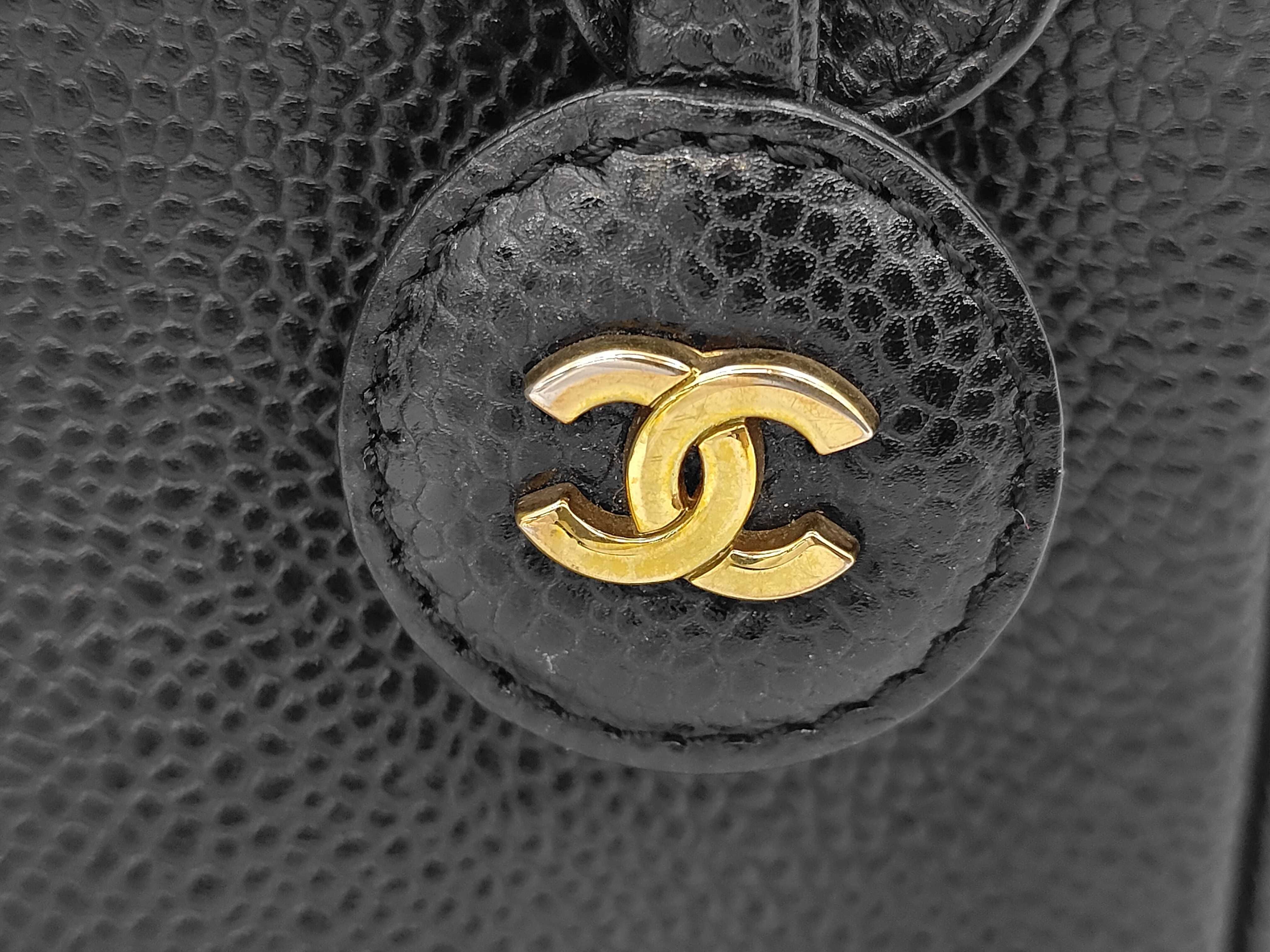 Caviar Skin Vanity Bag, Black, Series 6 — view 14