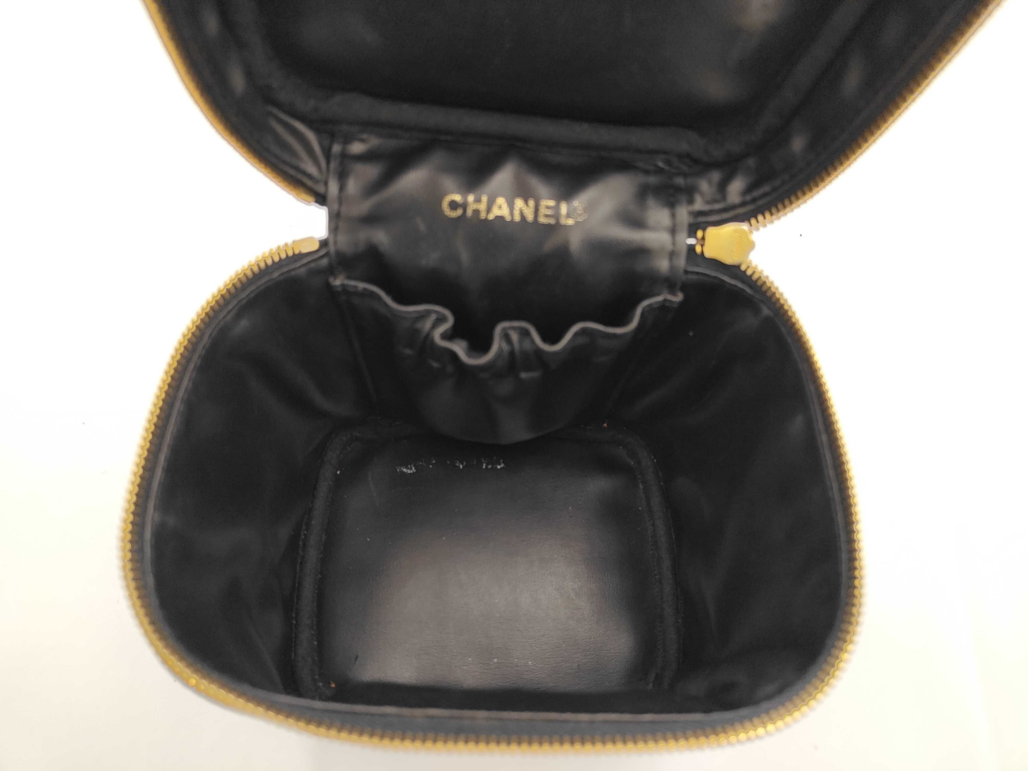 Caviar Skin Vanity Bag, Black, Series 6 — view 9