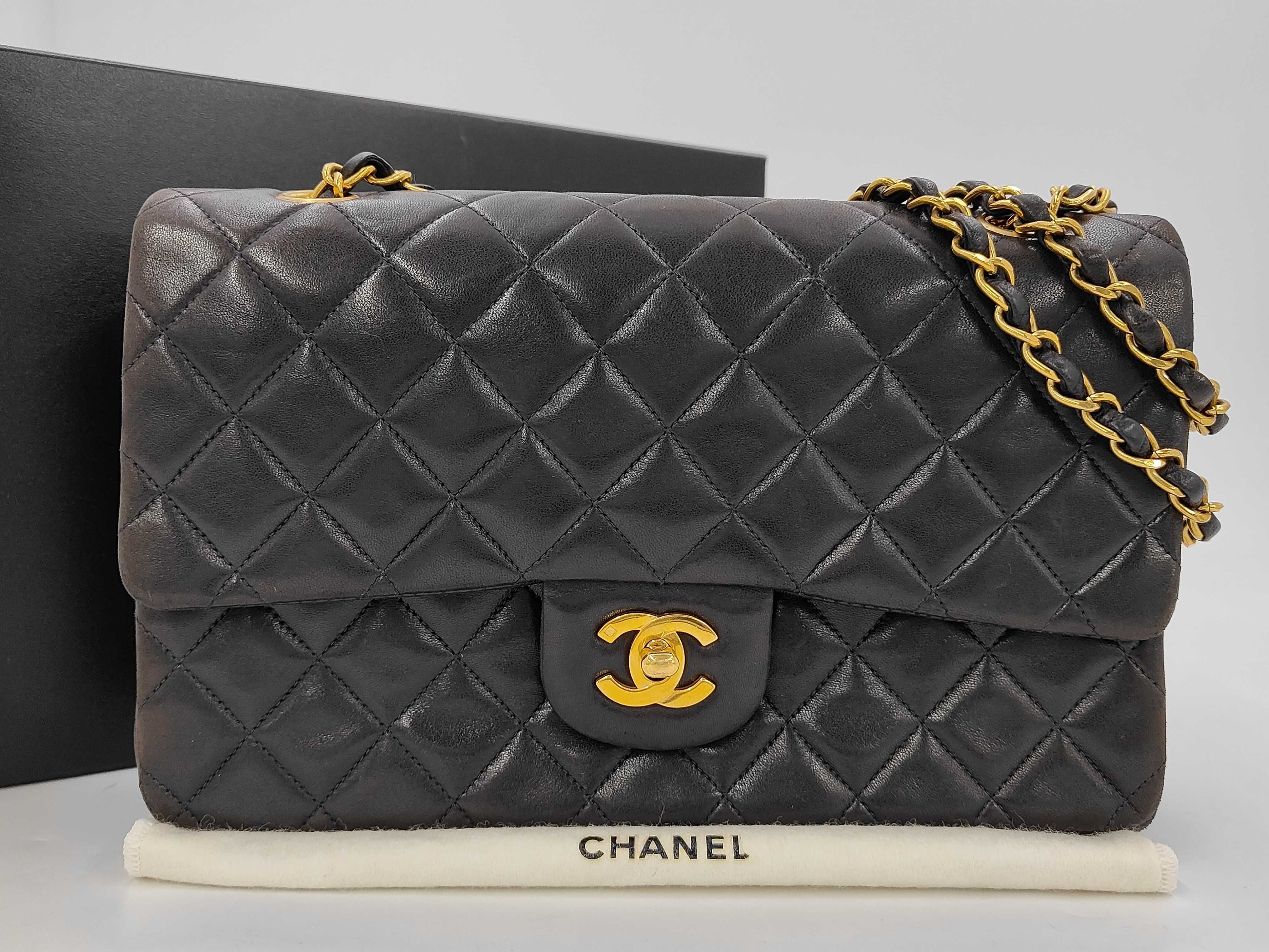 Matelassé 25 Double Flap Lambskin Chain Shoulder Bag (Serial No. 3)